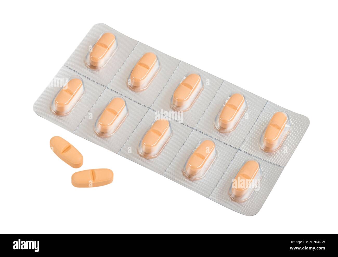 Compresse di prescrizione medica in confezione blister Foto Stock