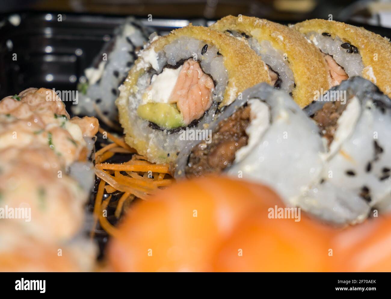 Insalata e dolci in Argentina Foto Stock