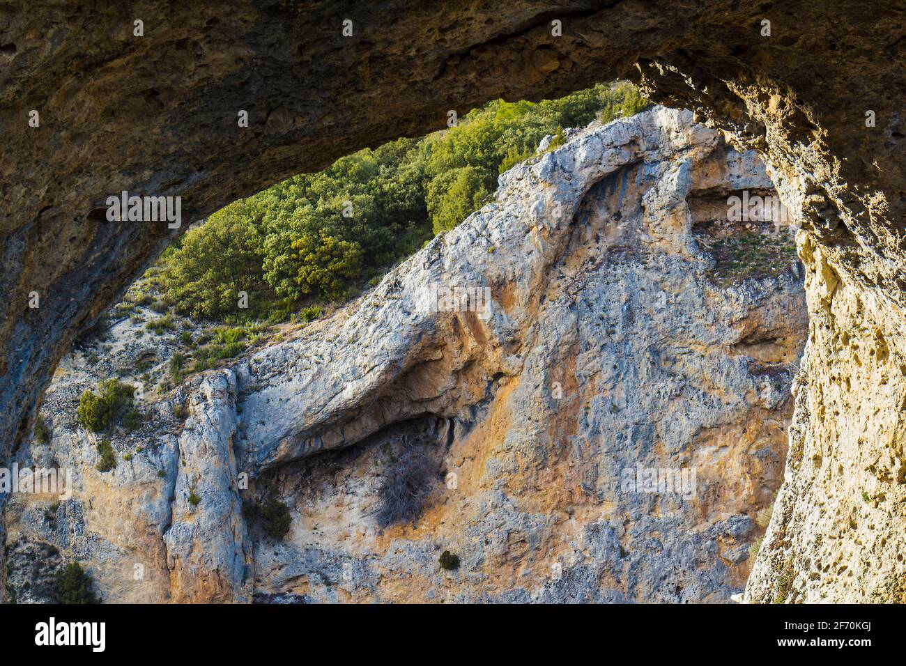 Ventano del diablo, Cuenca, Spagna Foto Stock