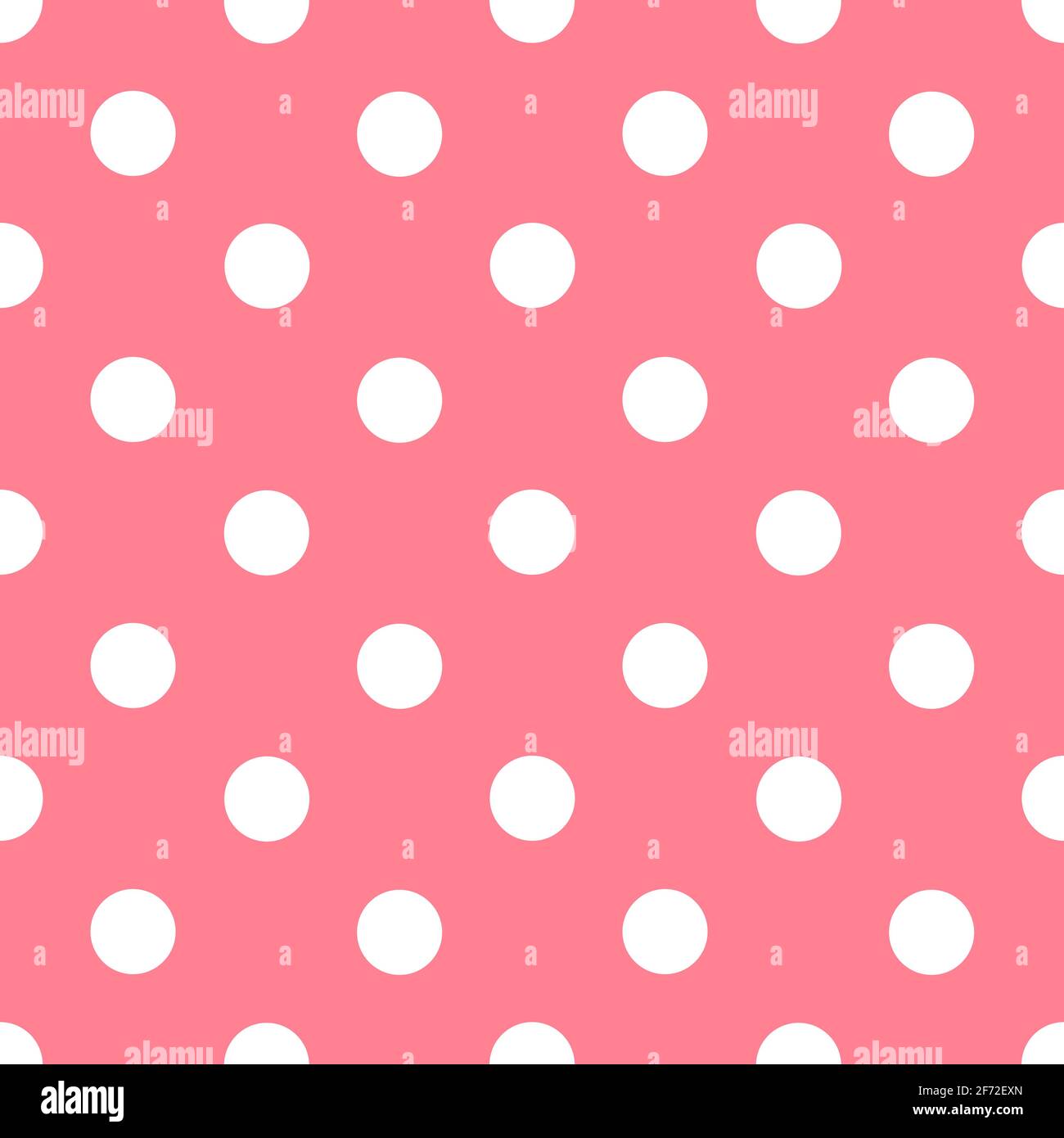 Pois di polka vintage in tonalità rosa vaniglia Illustrazione Vettoriale