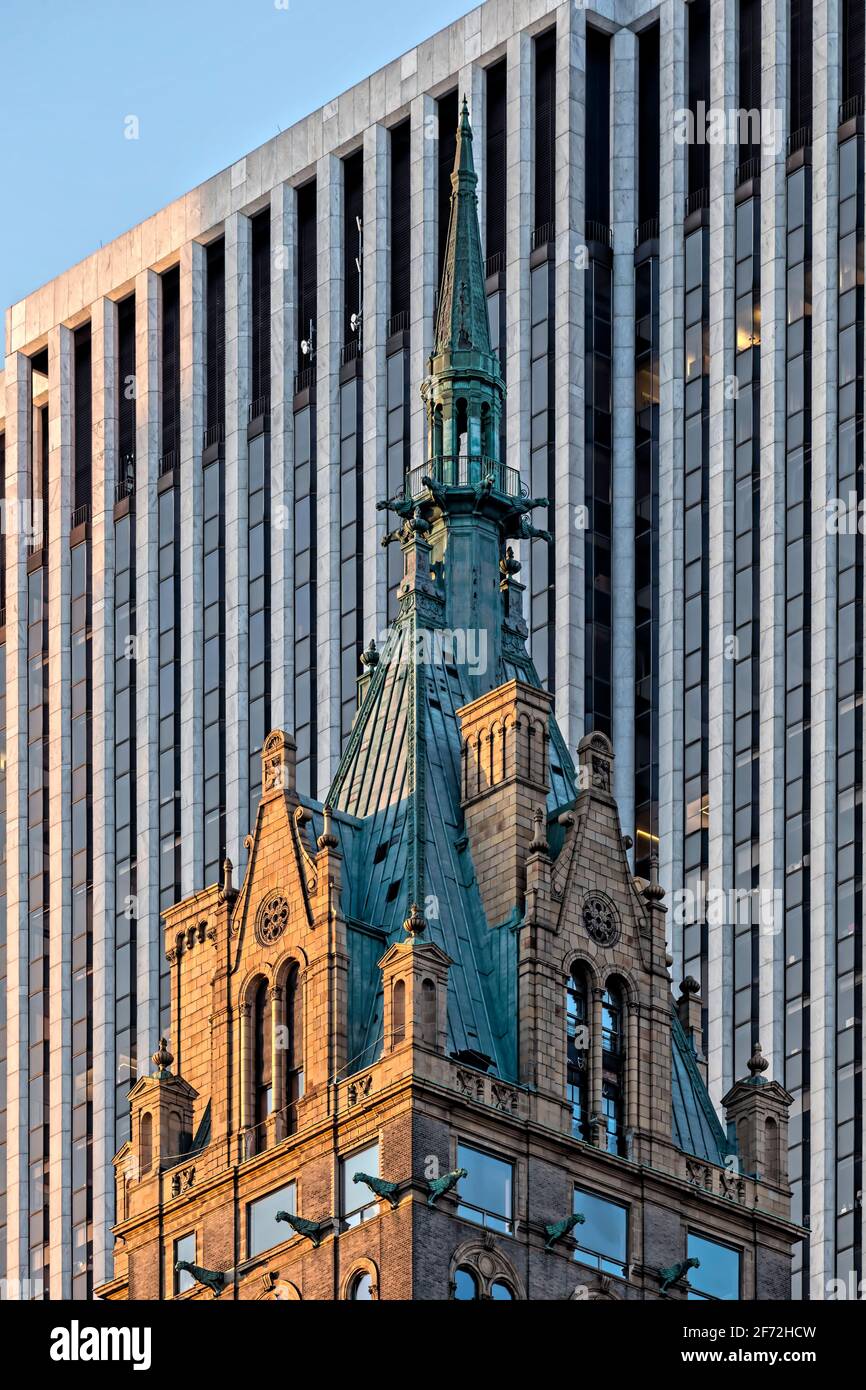 Sherry Netherland (con GM Building sullo sfondo), situato al 781 Fifth Avenue a East 59th Street. Foto Stock