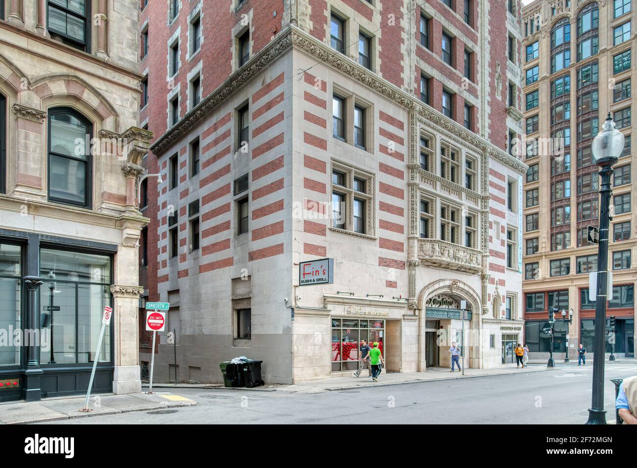 L'ex Hotel Touraine al 62 Boylston Street è ora 62 sul Park Apartments a Boston, Massachusetts. Foto Stock