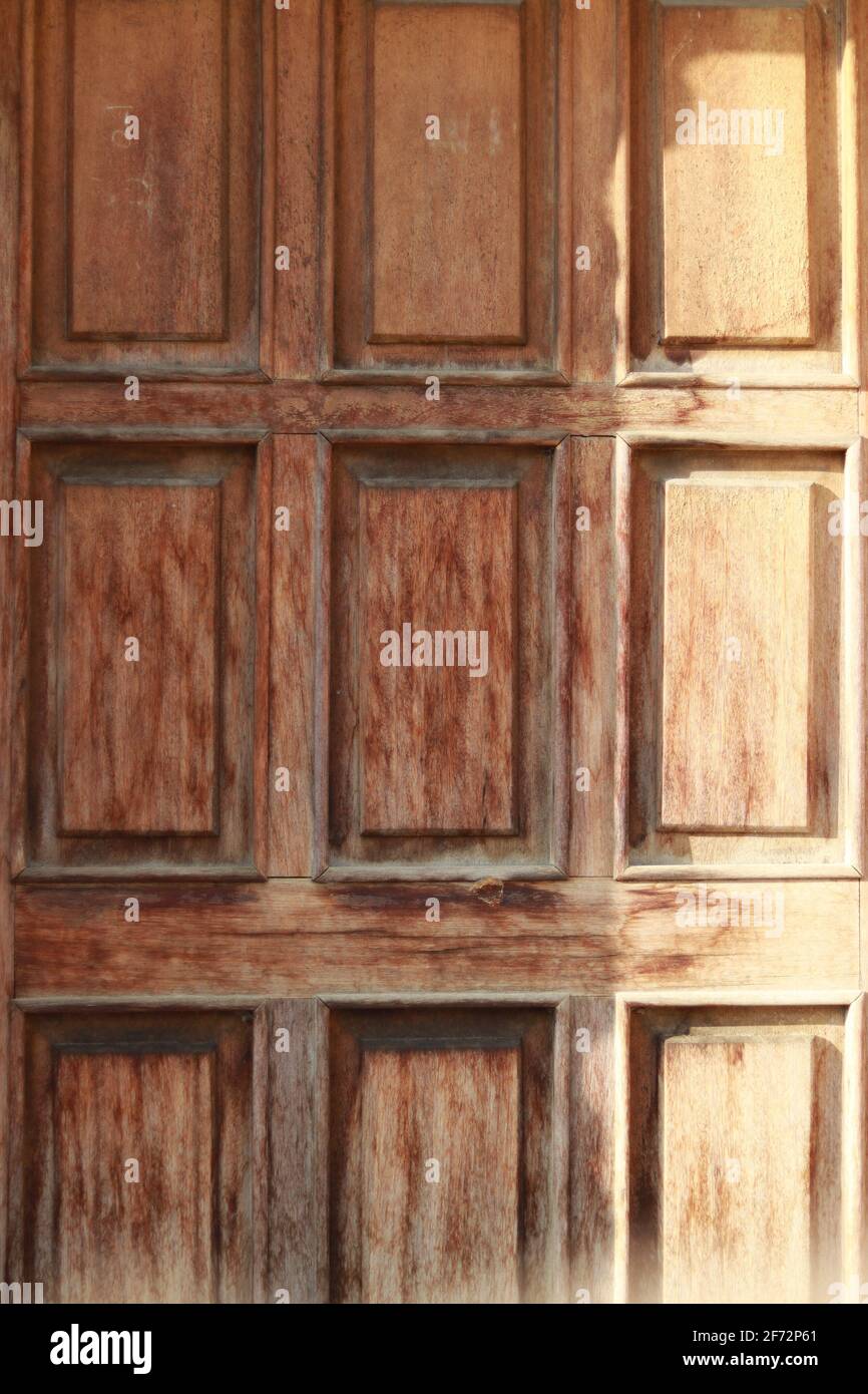 porta in legno Foto Stock