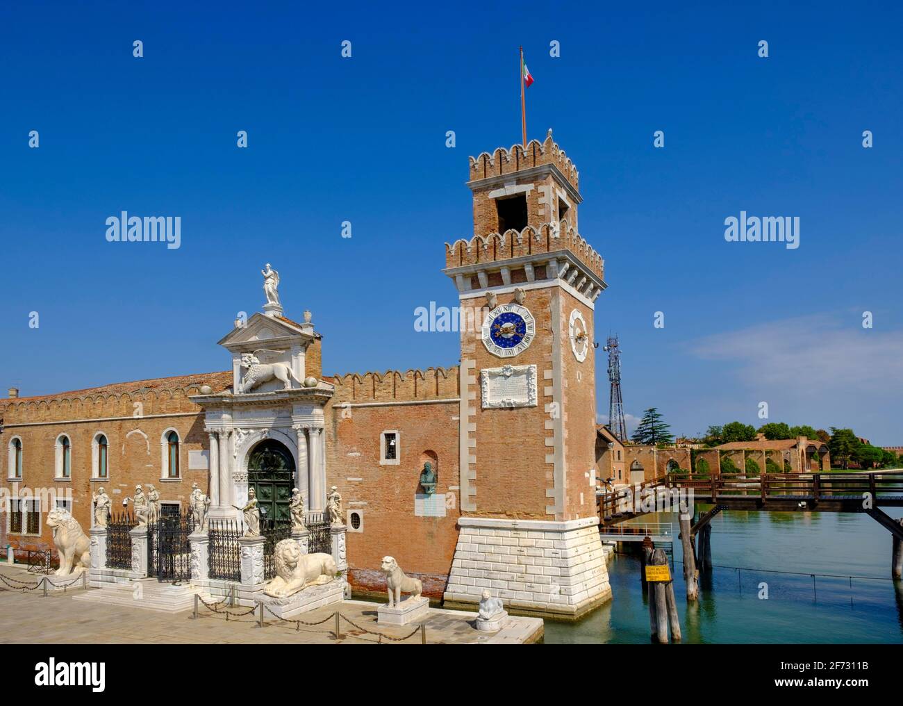 Arsenale, quartiere di Castello, Venezia, Veneto, Italia Foto Stock