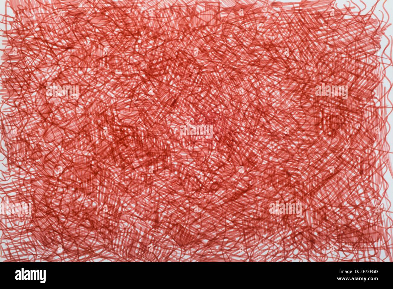 pennarello colorato marrone che disegna i pennarelli su sfondo di carta bianca texture Foto Stock