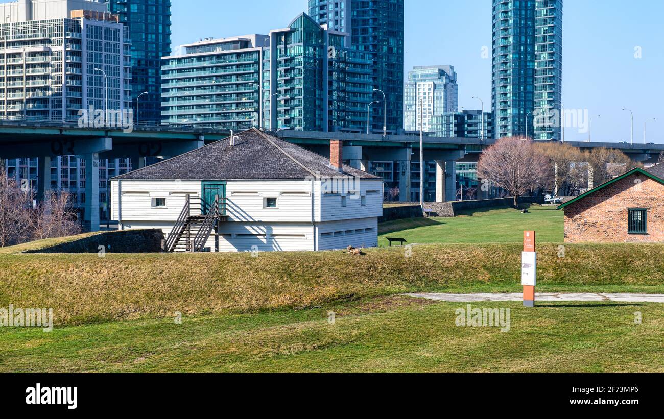 Edifici nella città di Toronto, Canada Foto Stock