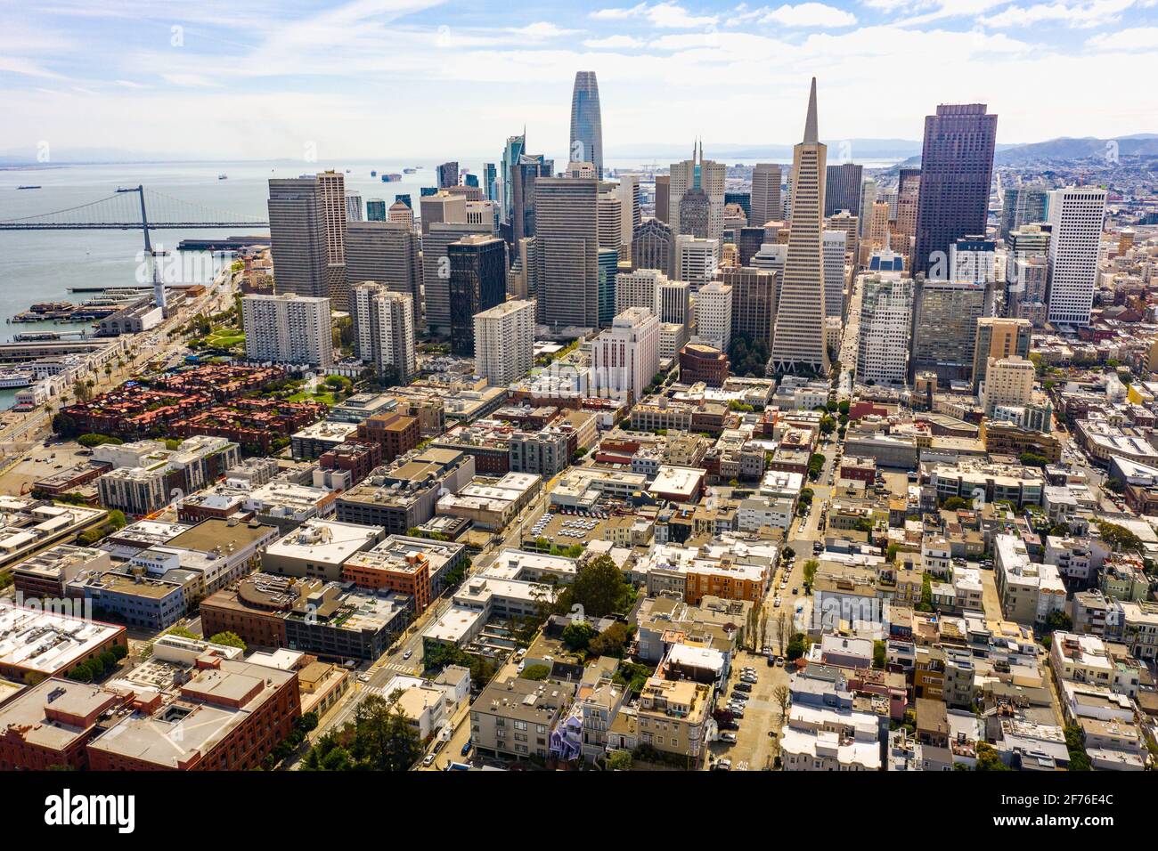 Il centro cittadino di San Francisco, California, Stati Uniti d'America Foto Stock