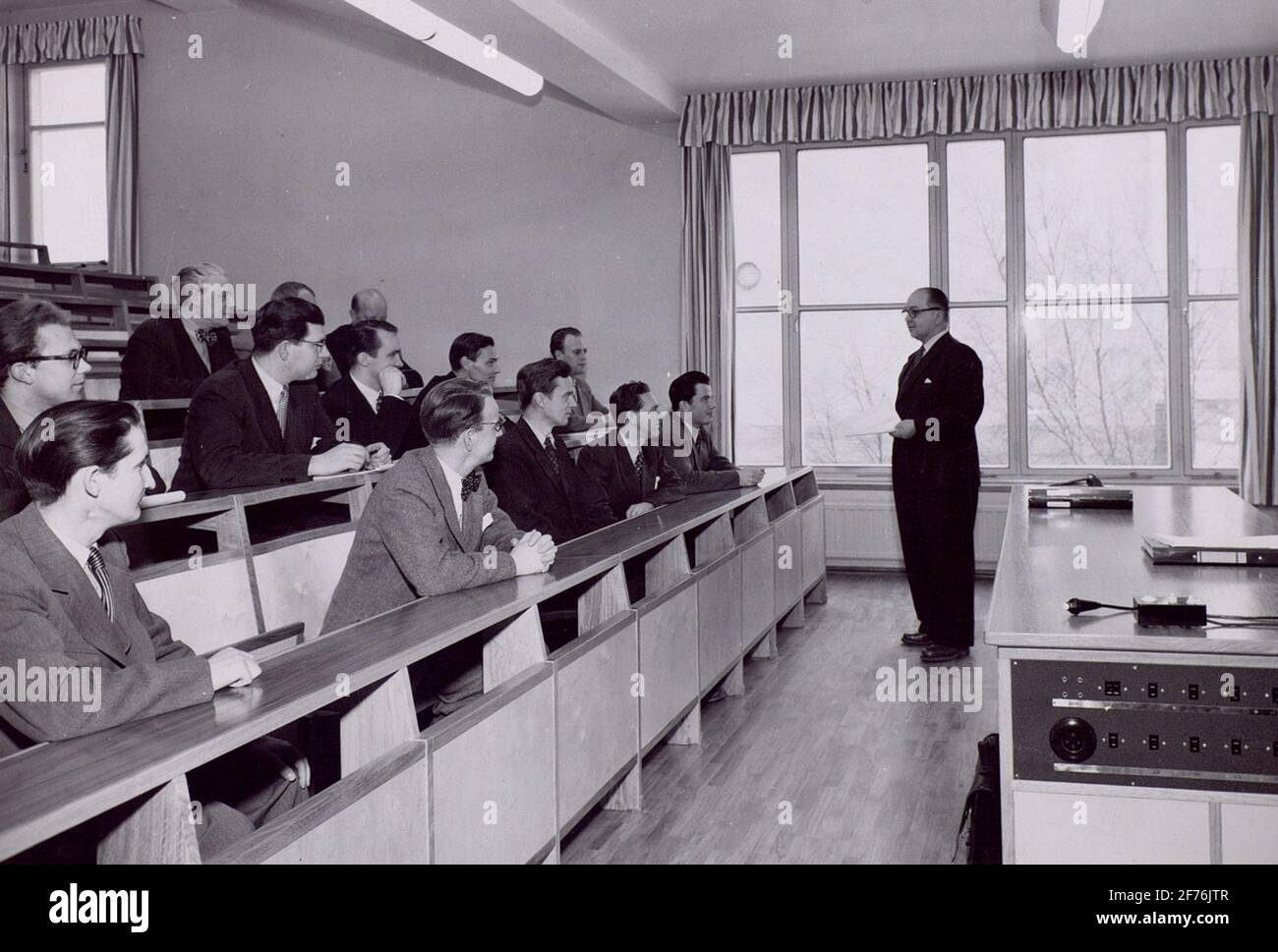 Scuola di Telesco negli anni '60. Foto Stock