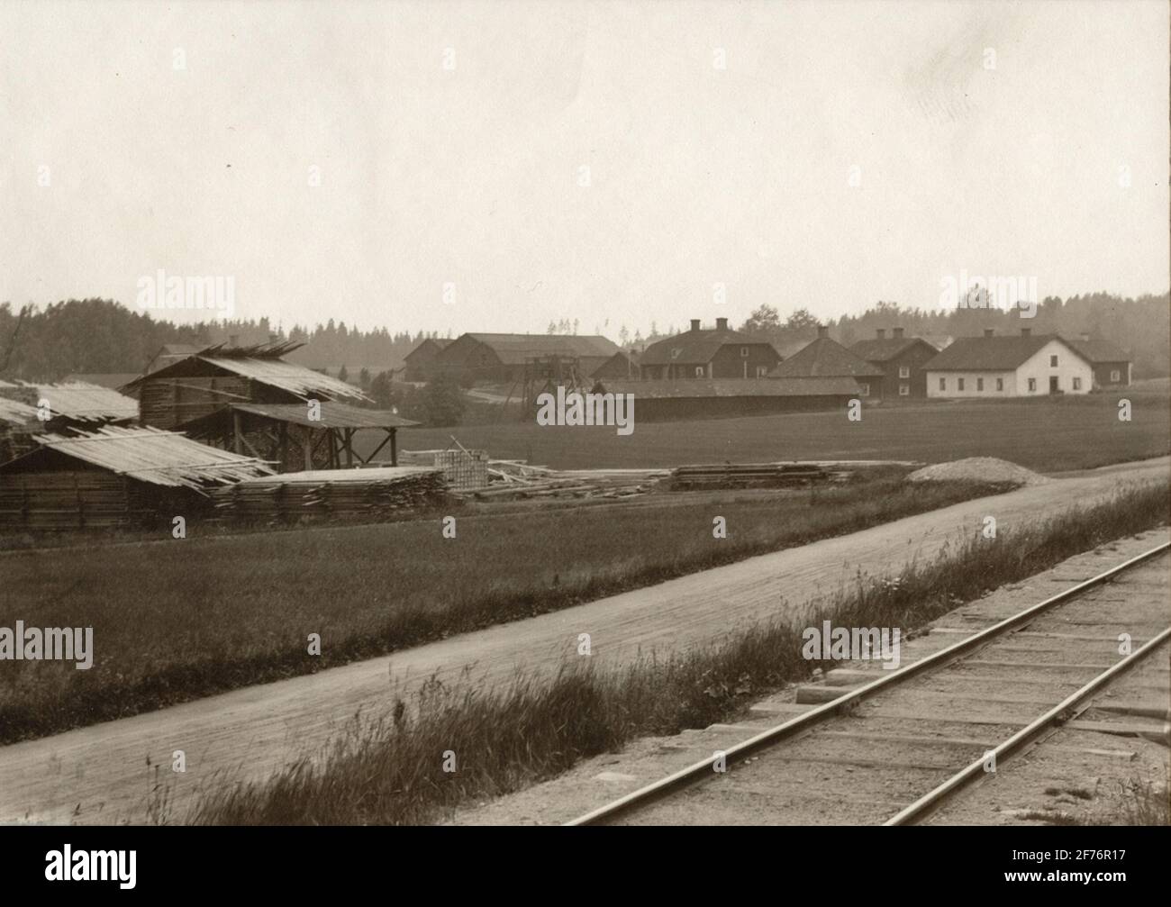 Uso di Gisslarbo, esterno. La foto ha ottenuto la borsa di studio dell'associazione turistica svedese nel 1904. Foto Stock