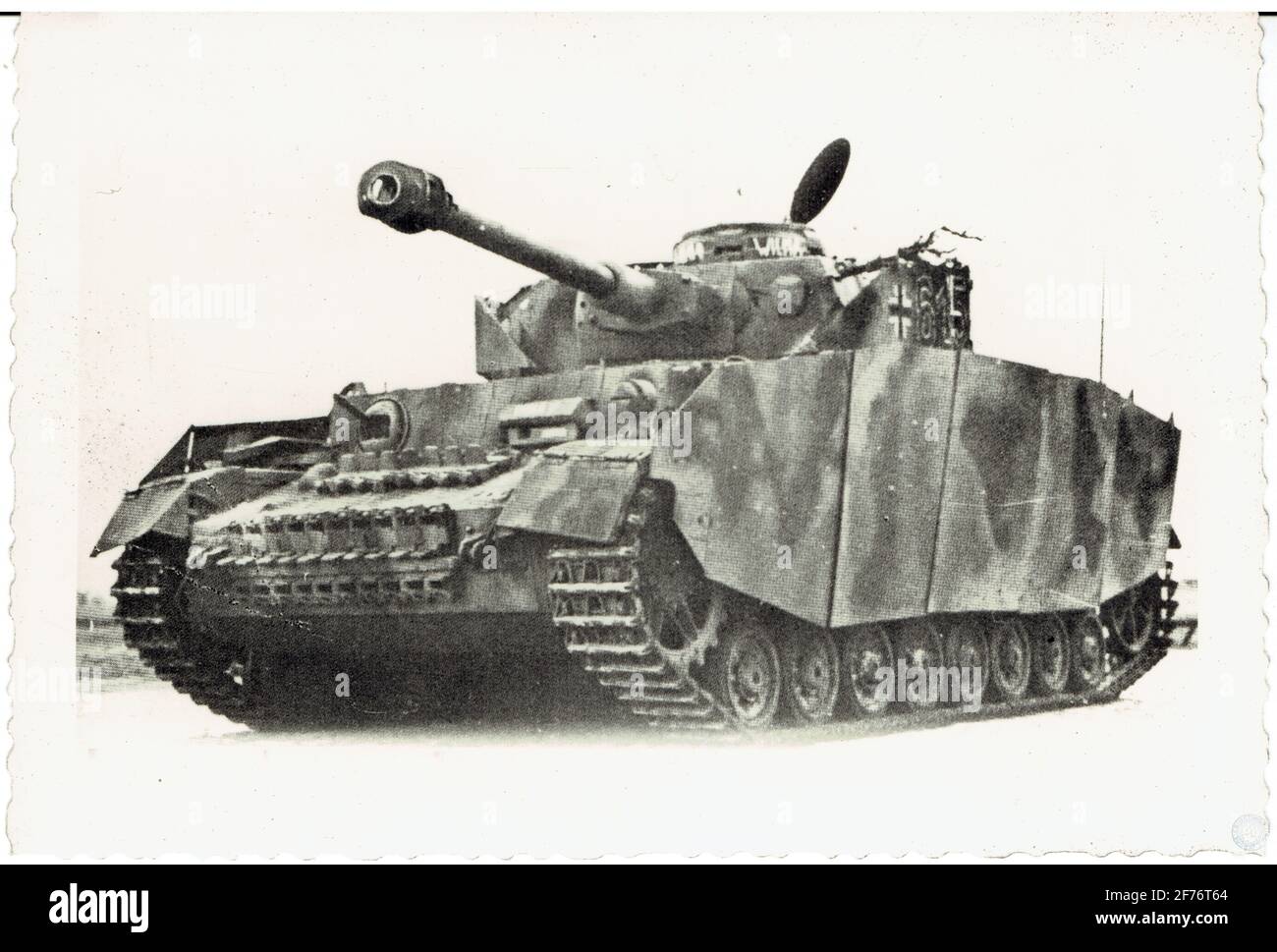 panzer IV de la Waffen SS Foto Stock