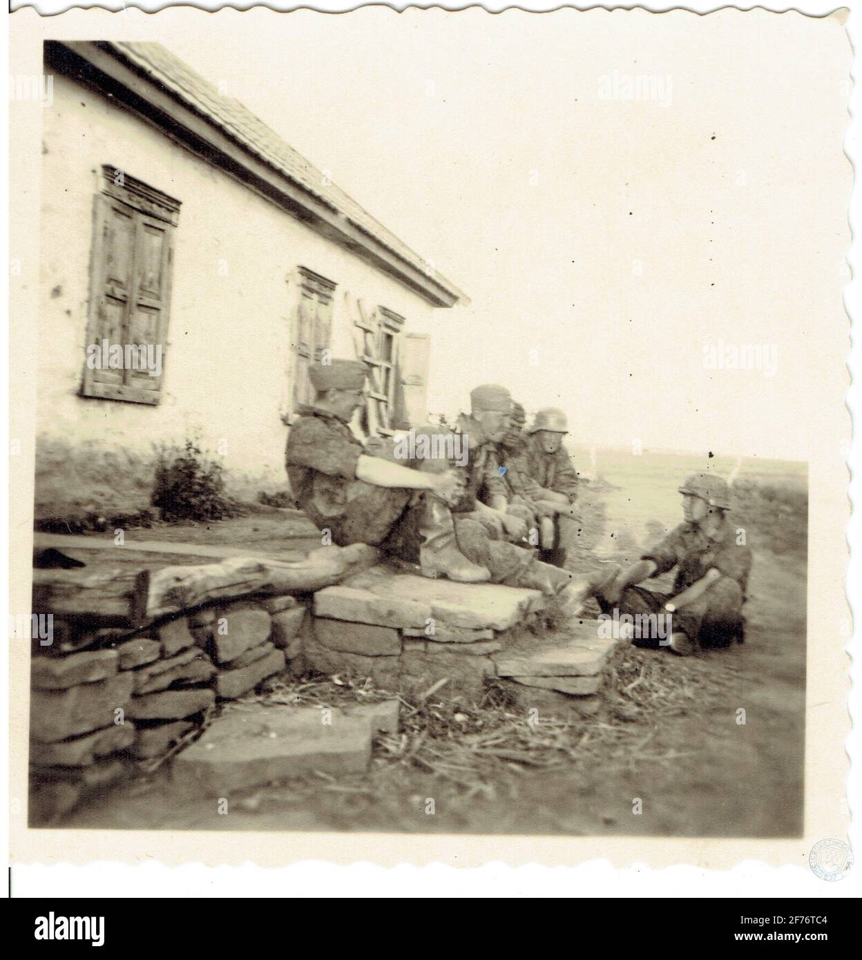 freiwilliger de la waffen SS en Russie it 1941 Foto Stock