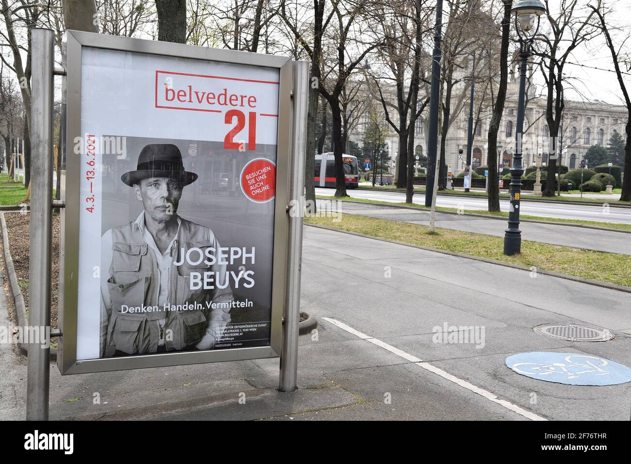 Joseph Beuys mostra a Vienna, Austria Foto Stock