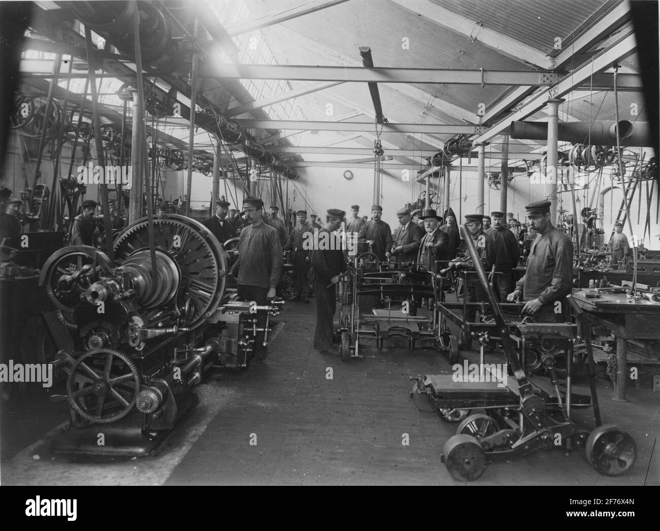 Uso di Norrahammar. Il laboratorio di utensili. La produzione è stata stabilita quando è stata venduta a Overum nel 1929. Foto Stock