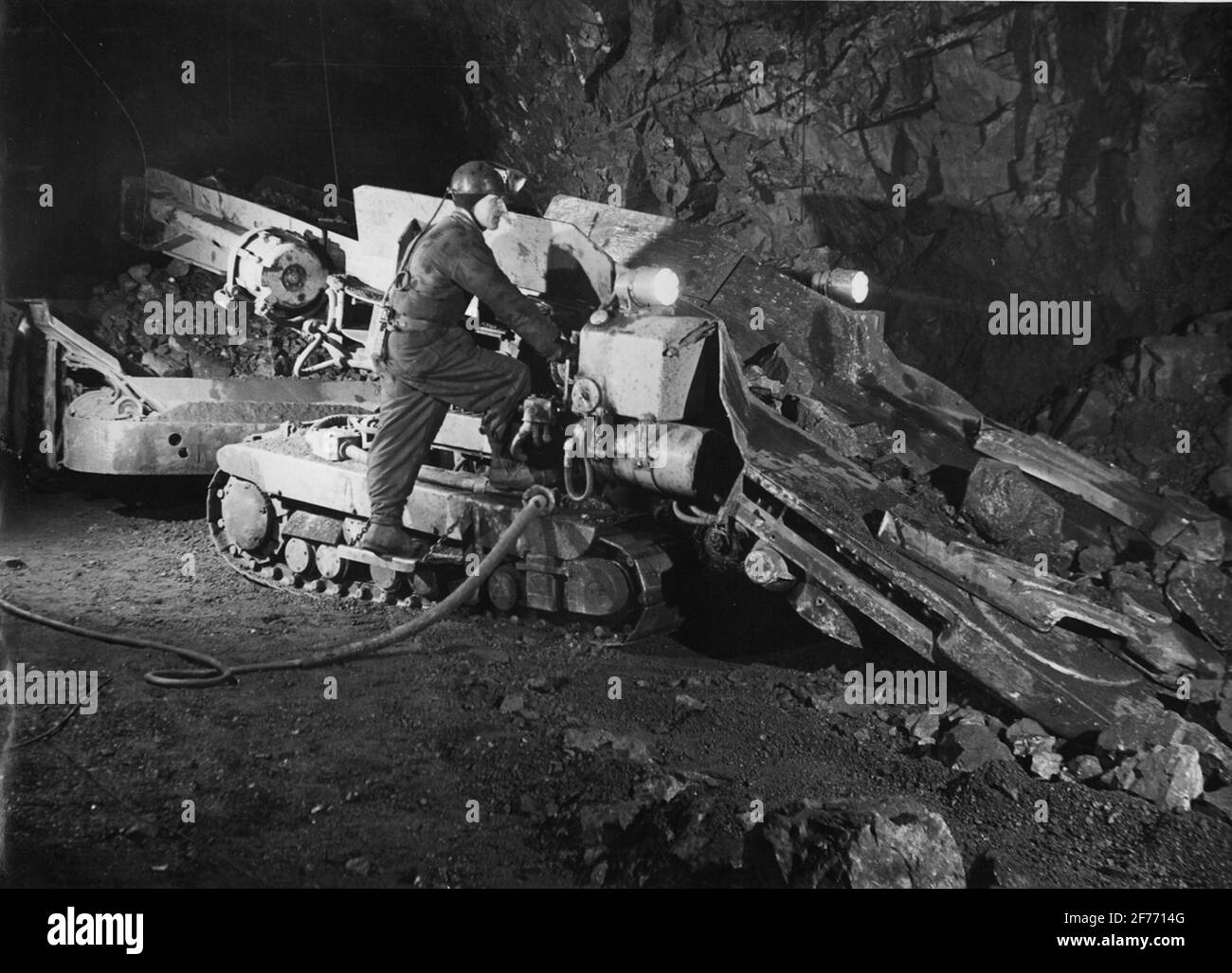 Joy Loader in Mine in Kiruna. Foto Stock