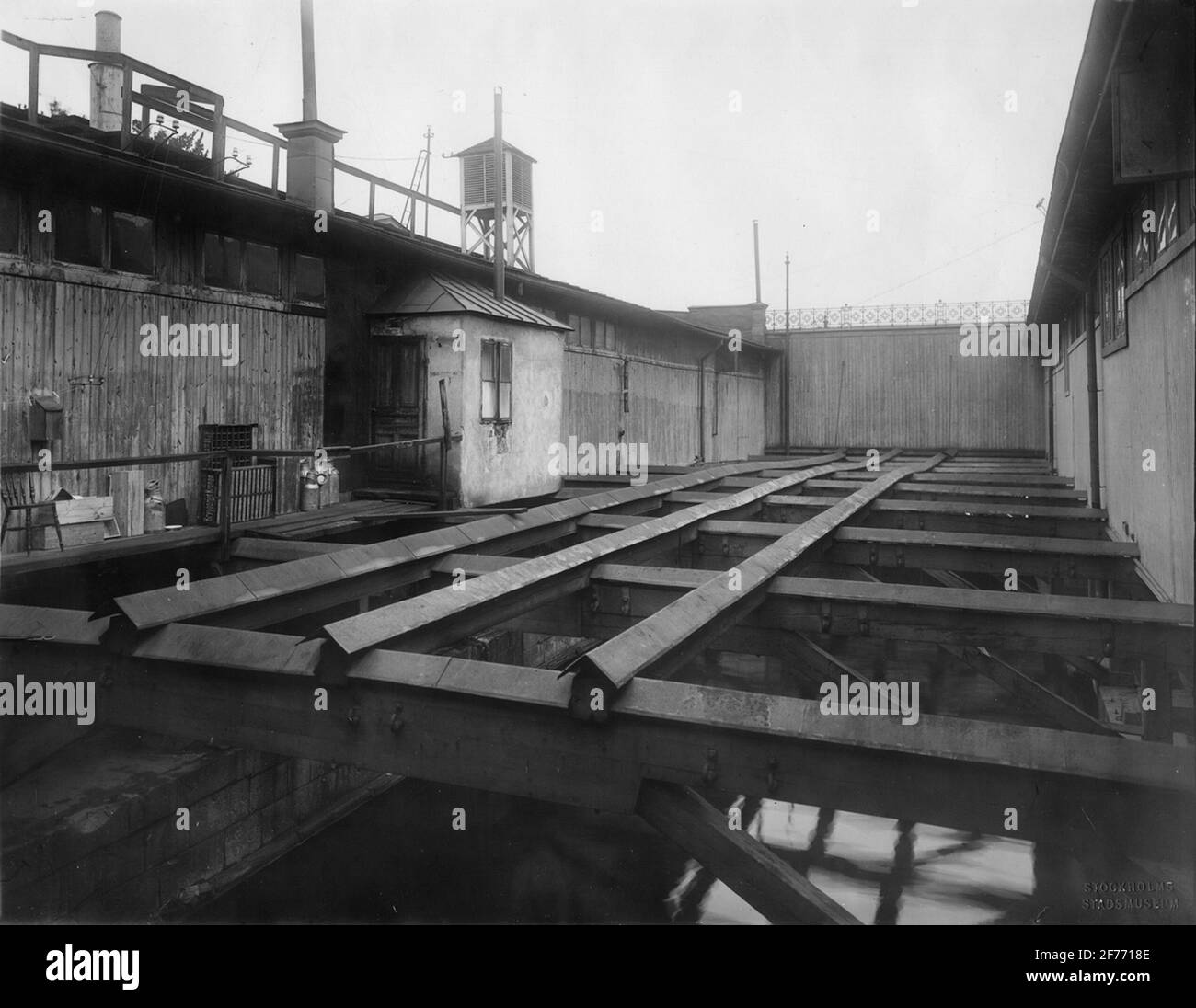 La serratura di Stoccolma. All'interno del Bazar Building in Piazza Karl Johans, 1916. Foto Stock
