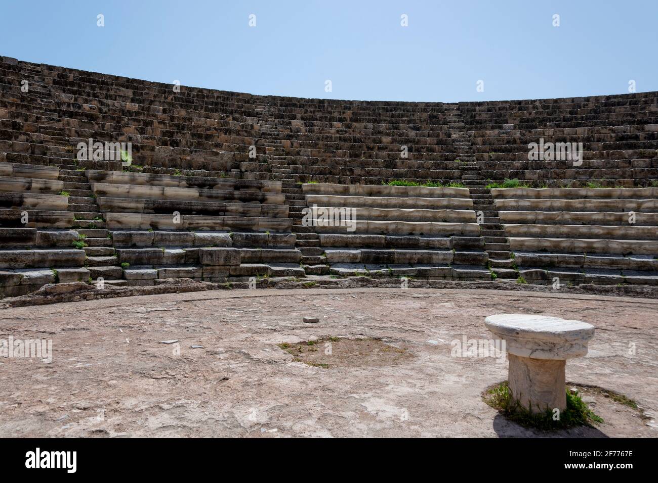 Famagosta, Cipro. Anfiteatro di Salamis Foto Stock