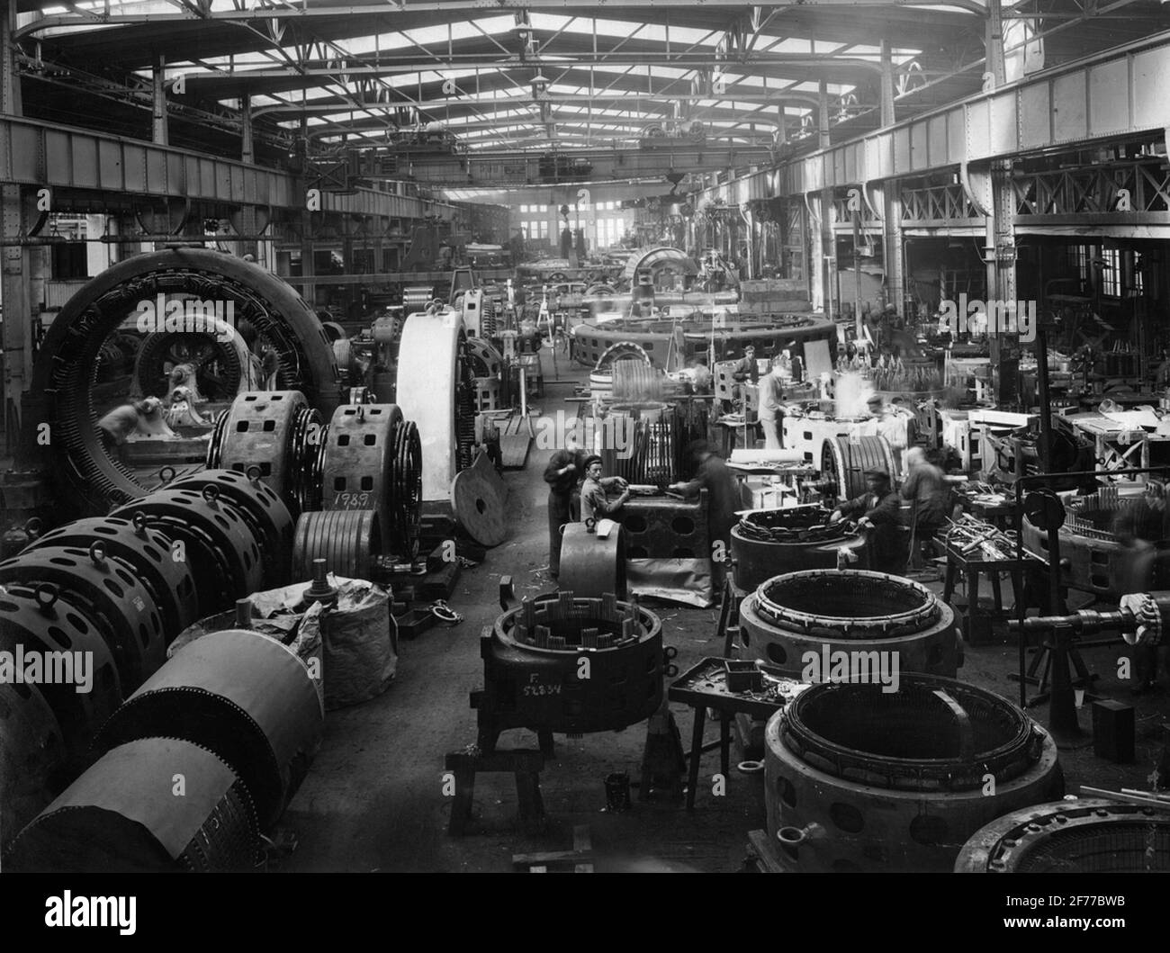 Asea a Västerås. Fabbrica di macchine per grandi macchine. Foto Stock Asea a Västerås. Fabbrica di macchine per grandi macchine. Foto Stock