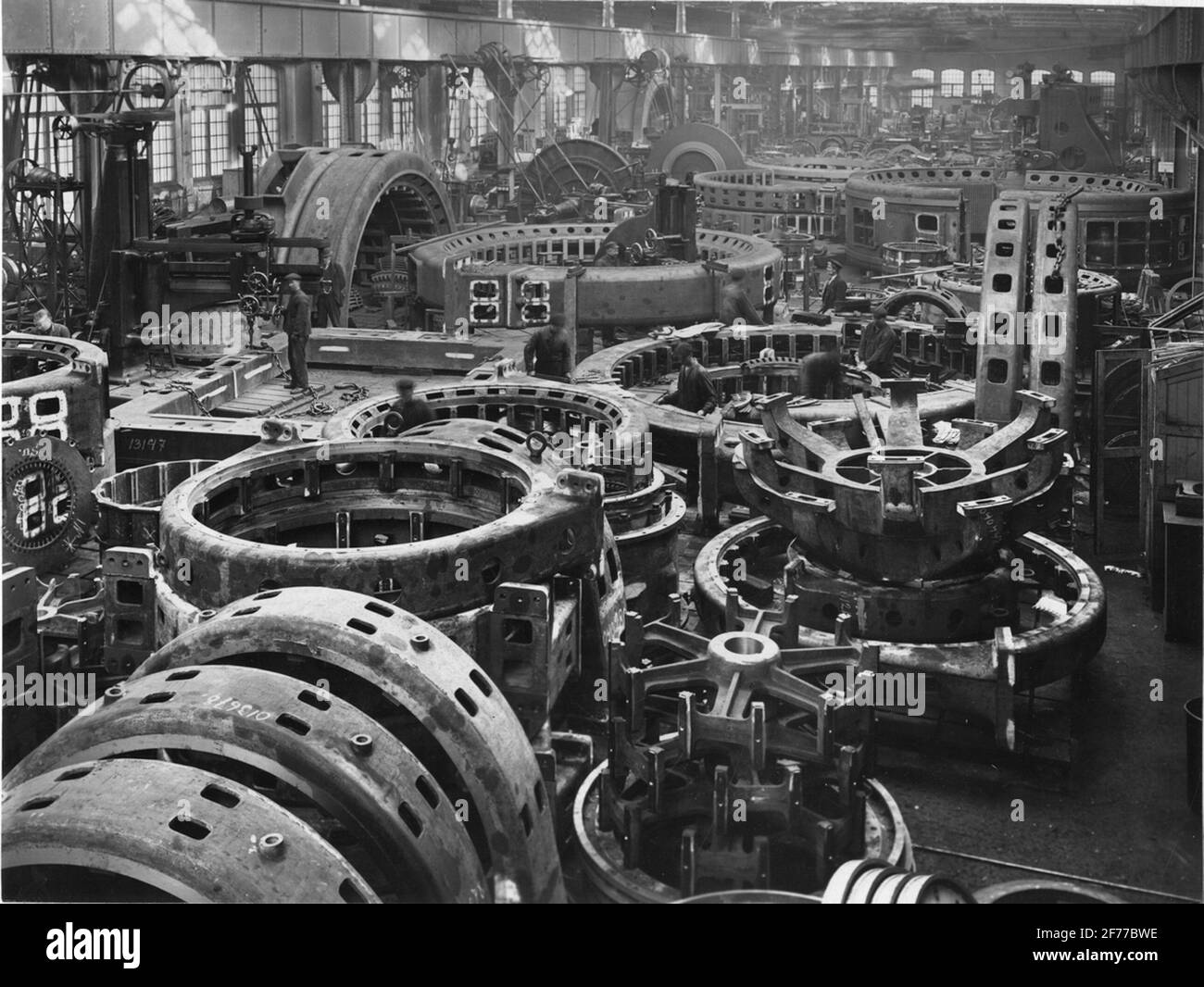 Asea a Västerås. Fabbrica di macchine per grandi macchine. Foto Stock Asea a Västerås. Fabbrica di macchine per grandi macchine. Foto Stock