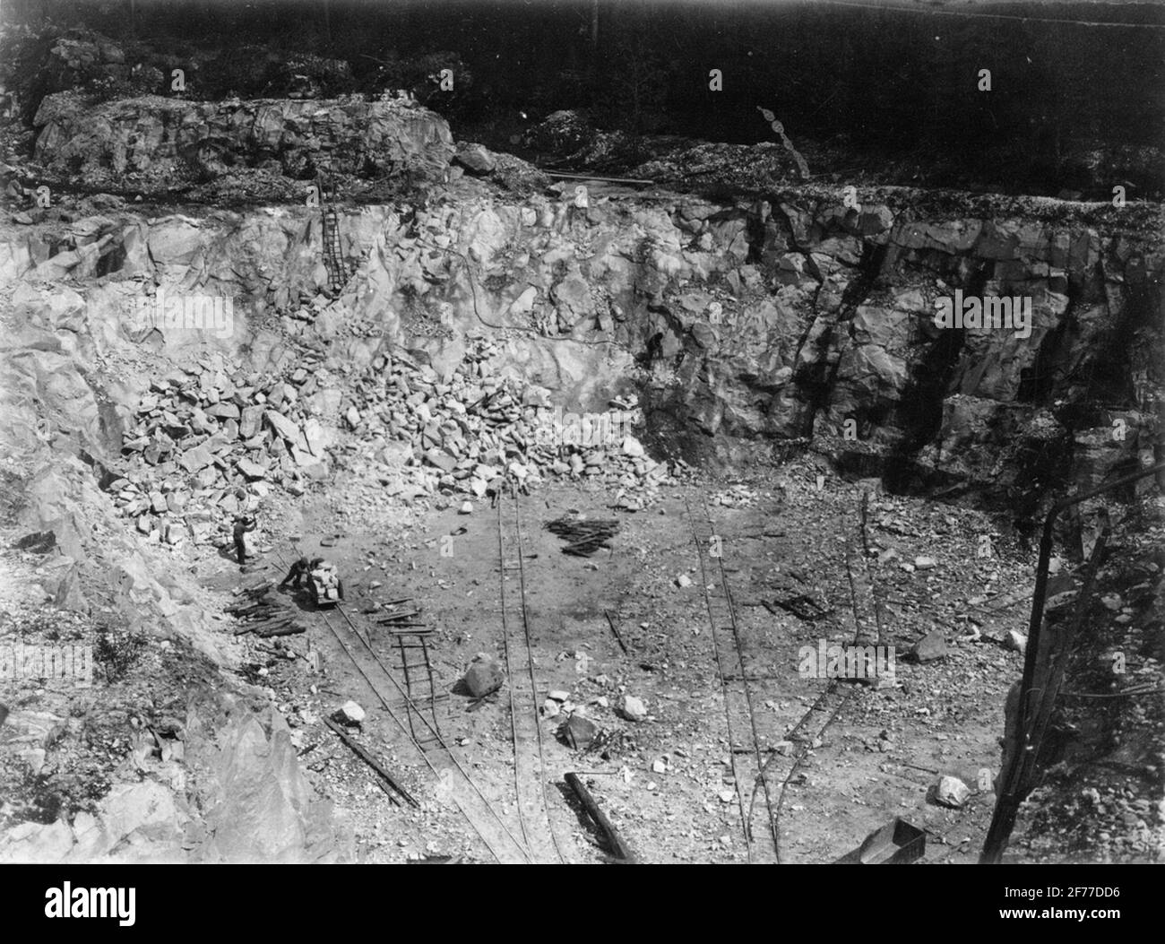 Le miniere di Persberg. Calcare della miniera d'oca. Foto Stock
