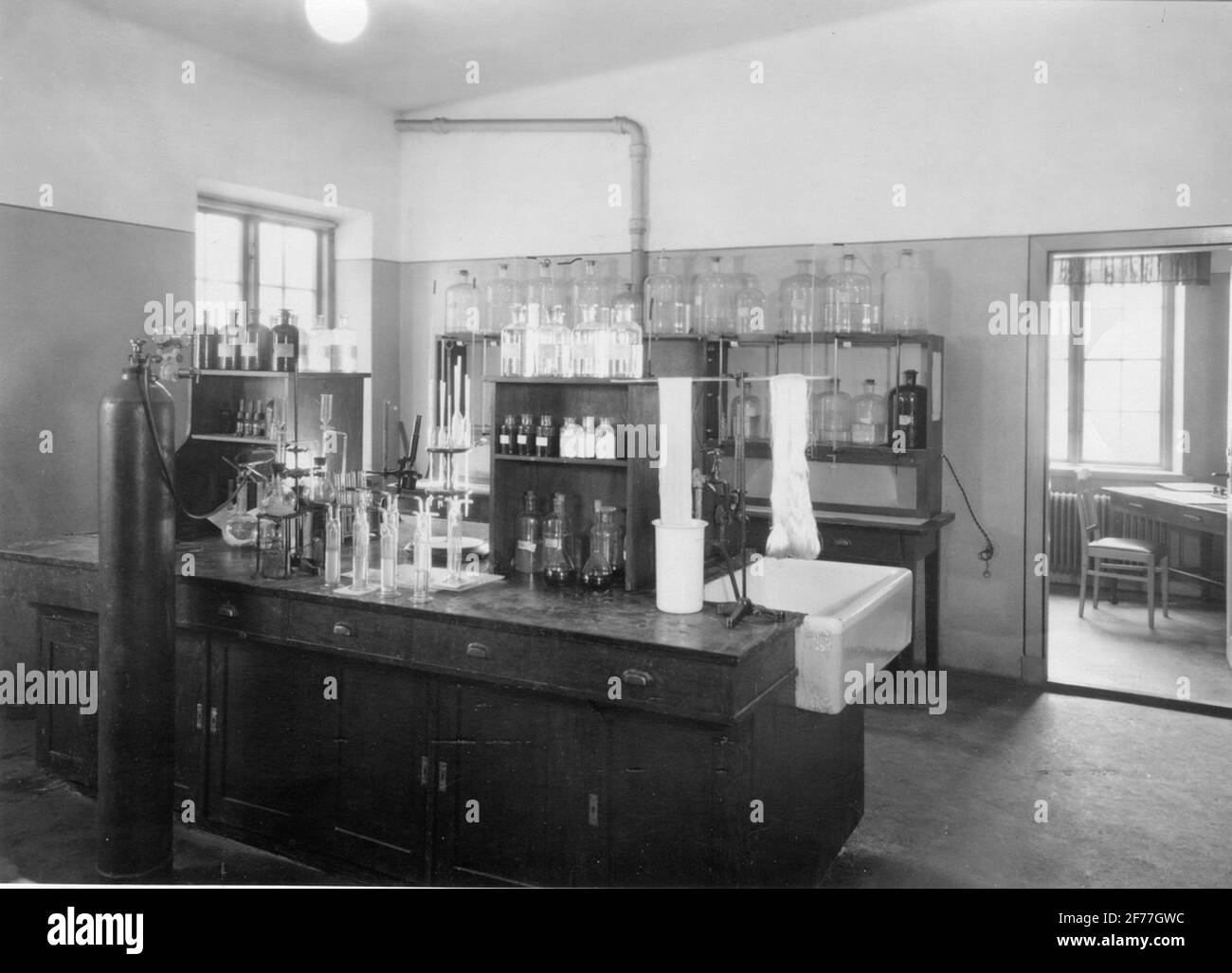 La società a responsabilità limitata di Uddeholm. Laboratorio operativo. Foto Stock