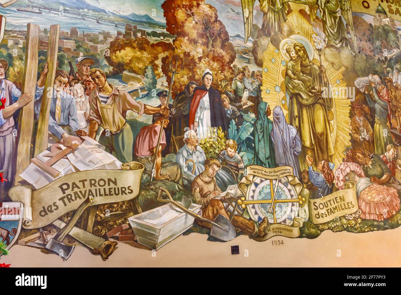 Canada, provincia del Quebec, Montreal, Oratorio di San Giuseppe del Monte reale Foto Stock