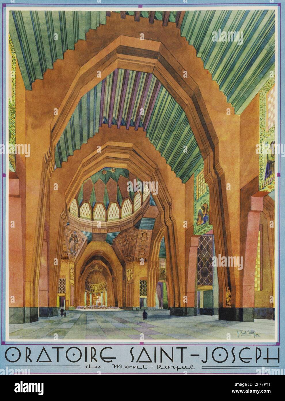 Canada, provincia del Quebec, Montreal, Oratorio di San Giuseppe del Monte reale Foto Stock