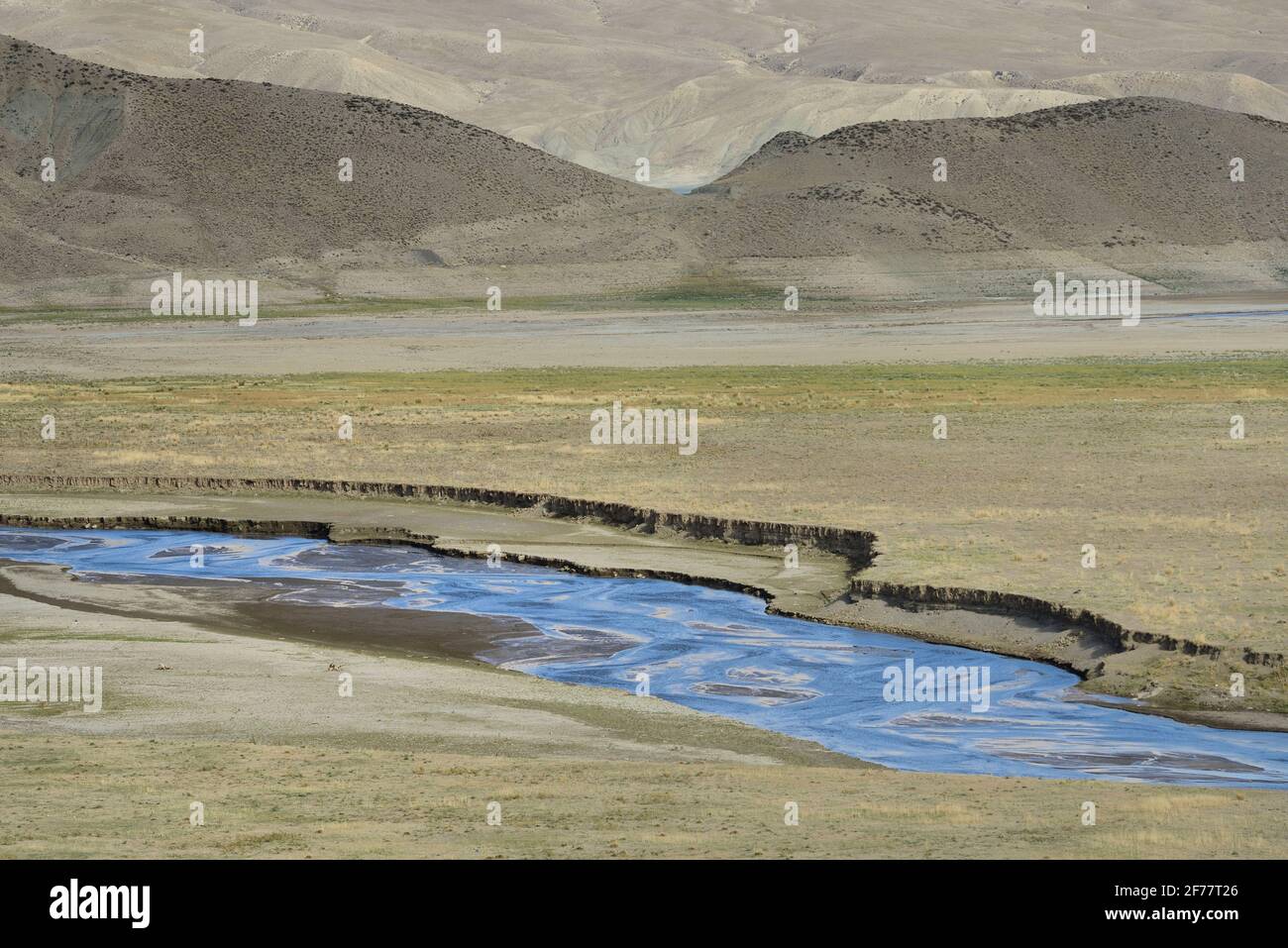 Iran, provincia dell'Azerbaigian occidentale, regione di Maku, fiume Zangmar Foto Stock