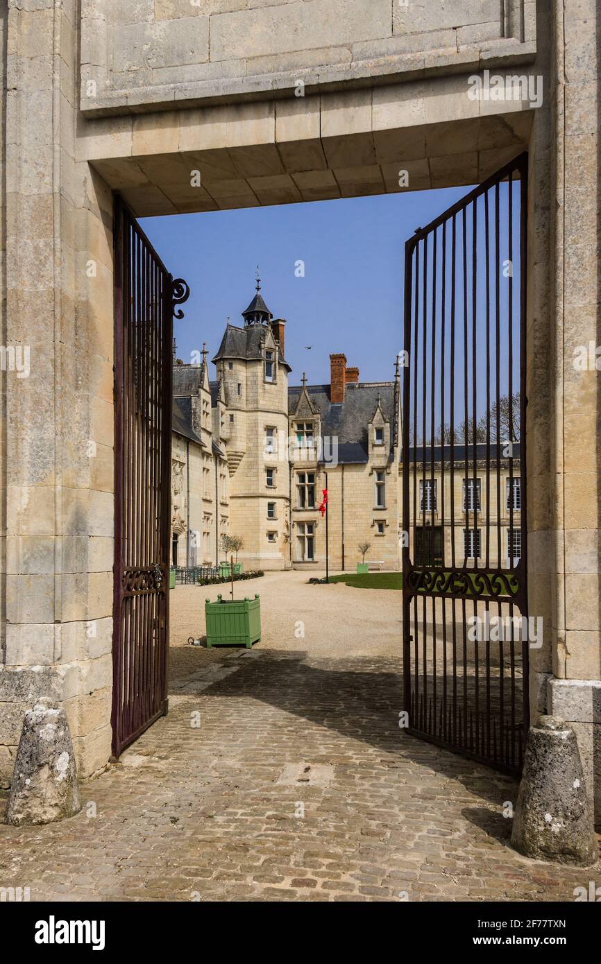 15C Chateau de Dissay, Vienne (86), Francia. Foto Stock