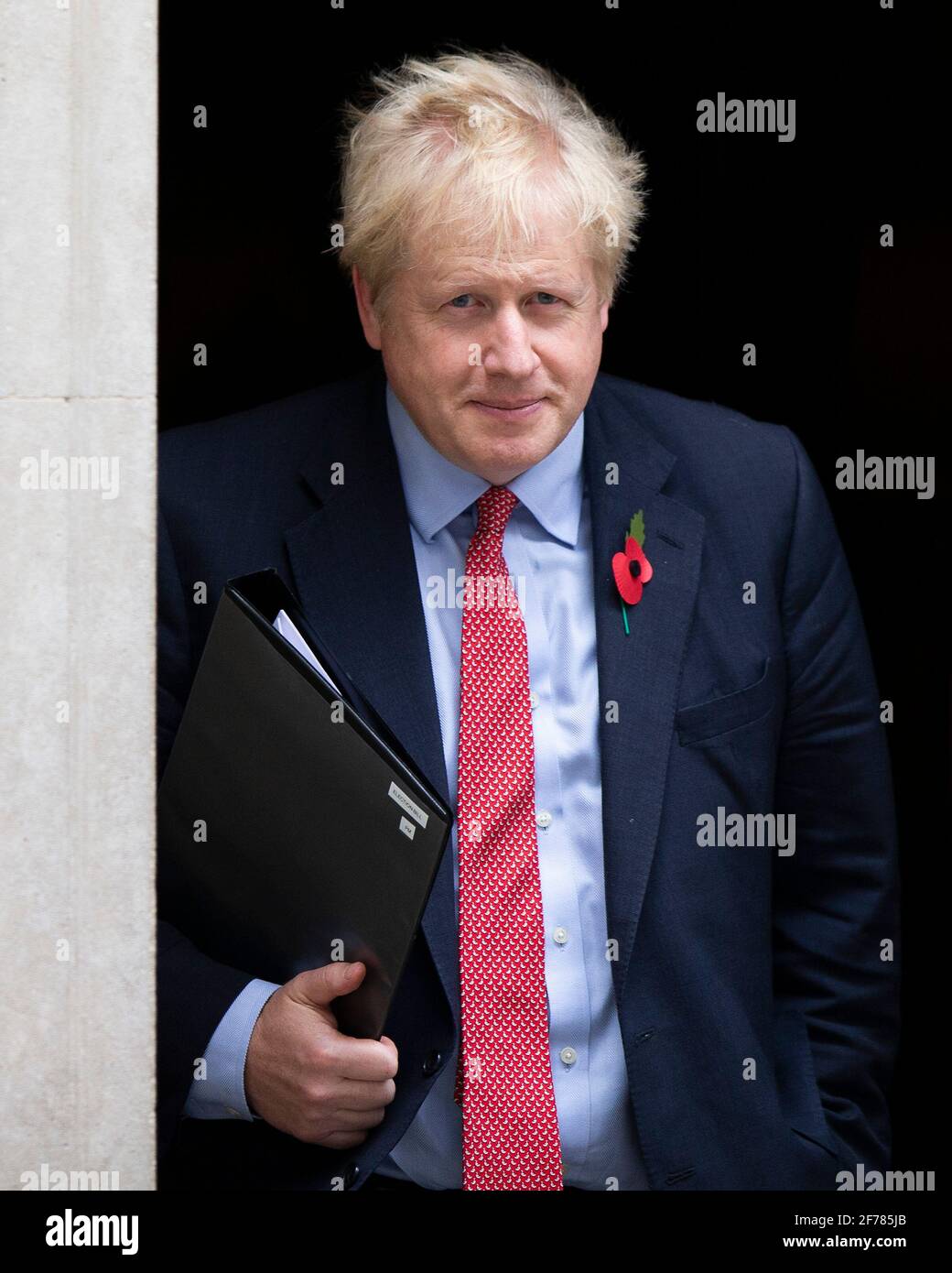 29/10/2019. Londra, Regno Unito. Il primo Ministro Boris Johnson lascia Downing Street . Photo credit: George Cracknell Wright Foto Stock