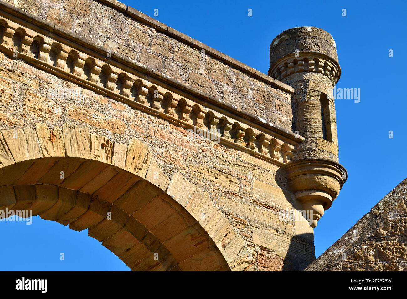 Castello di Culzean in blocco Foto Stock