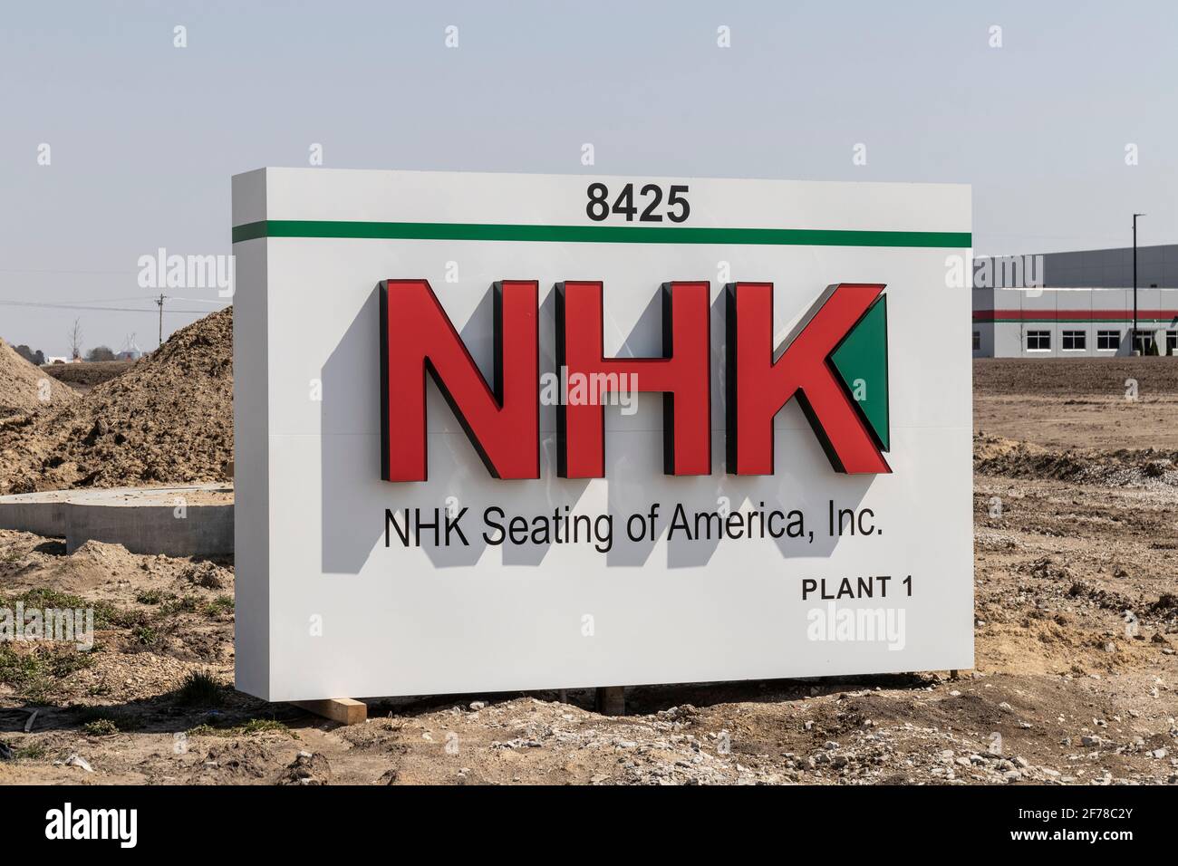 Frankfort - circa Aprile 2021: Sede NHK dello stabilimento America. NHK Seating è un fornitore di Subaru dell'Indiana Automotive. Foto Stock
