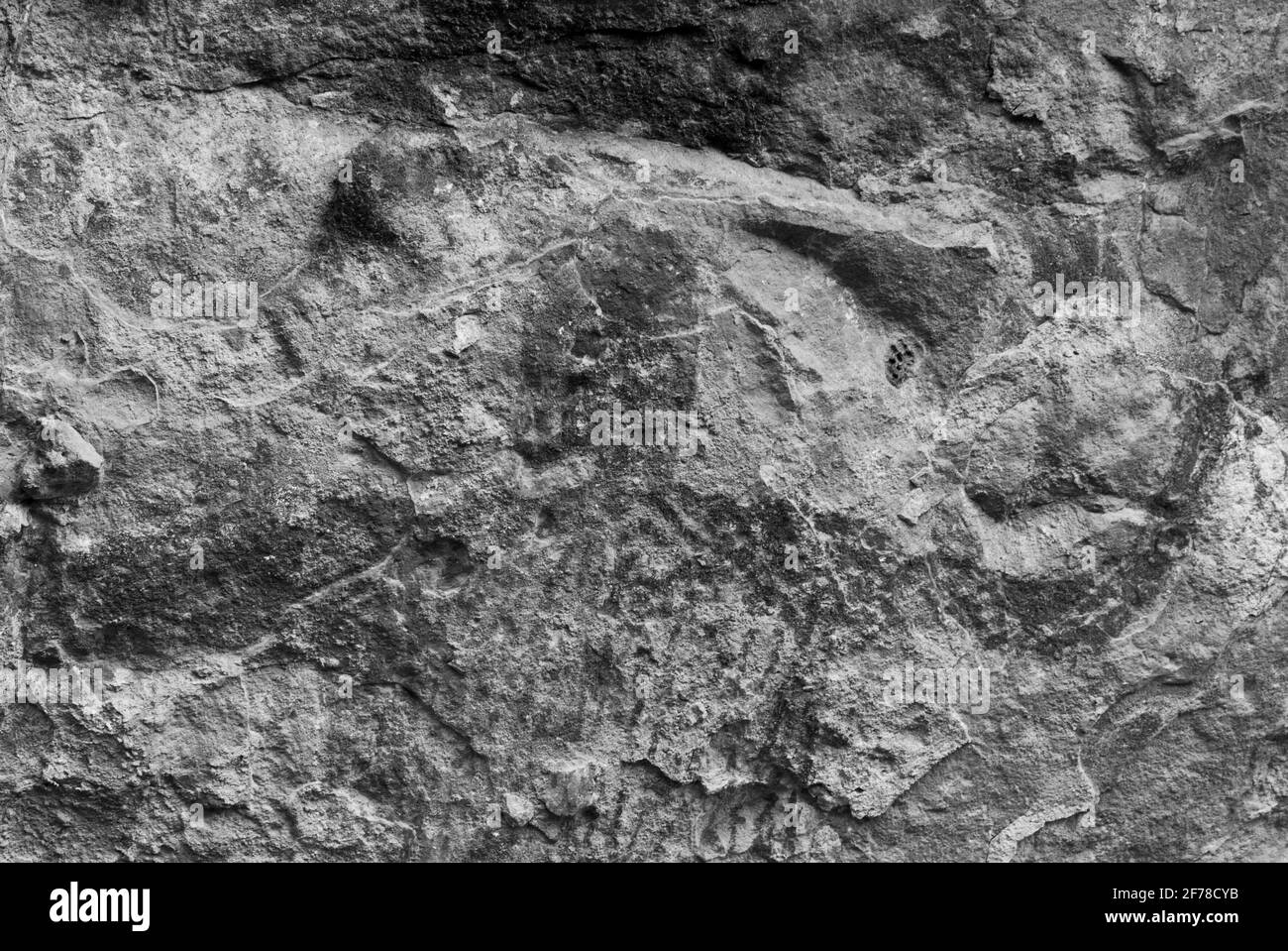 Grotta roccia pittura Cueva del Raton Foto Stock