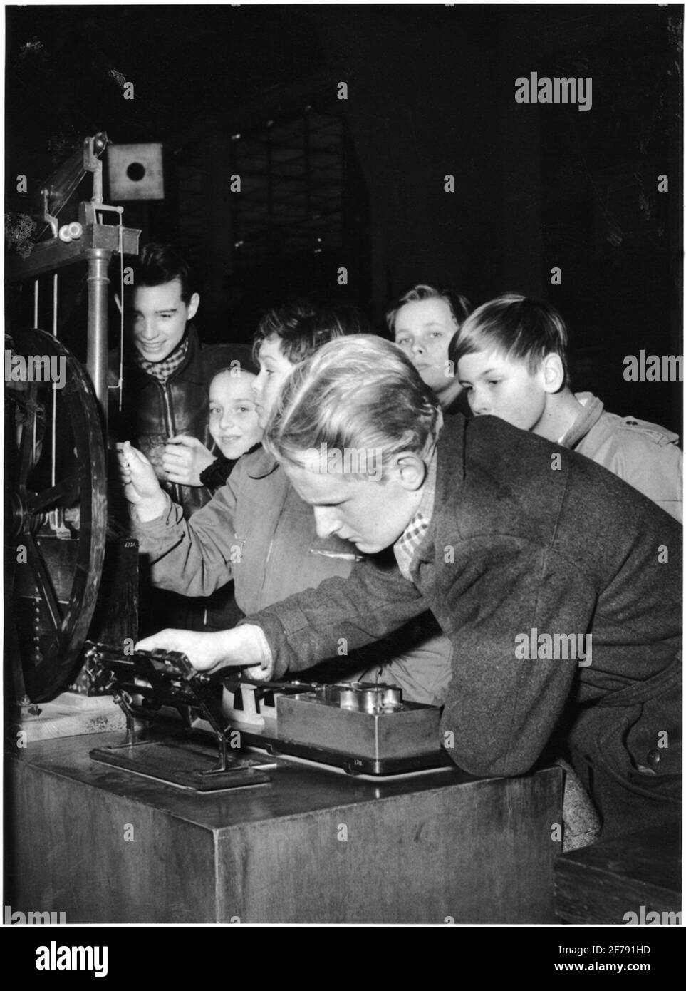Settimana di vacanze scolastiche nel 1942, al Museo tecnico? Foto Stock