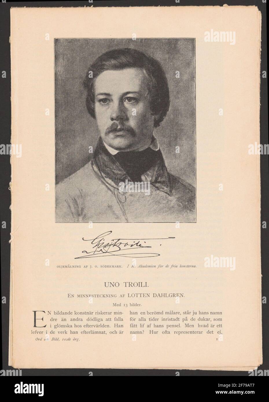 Ransätters Brokology.ur la collezione storica di montagna di Carl Sahlin. Foto Stock