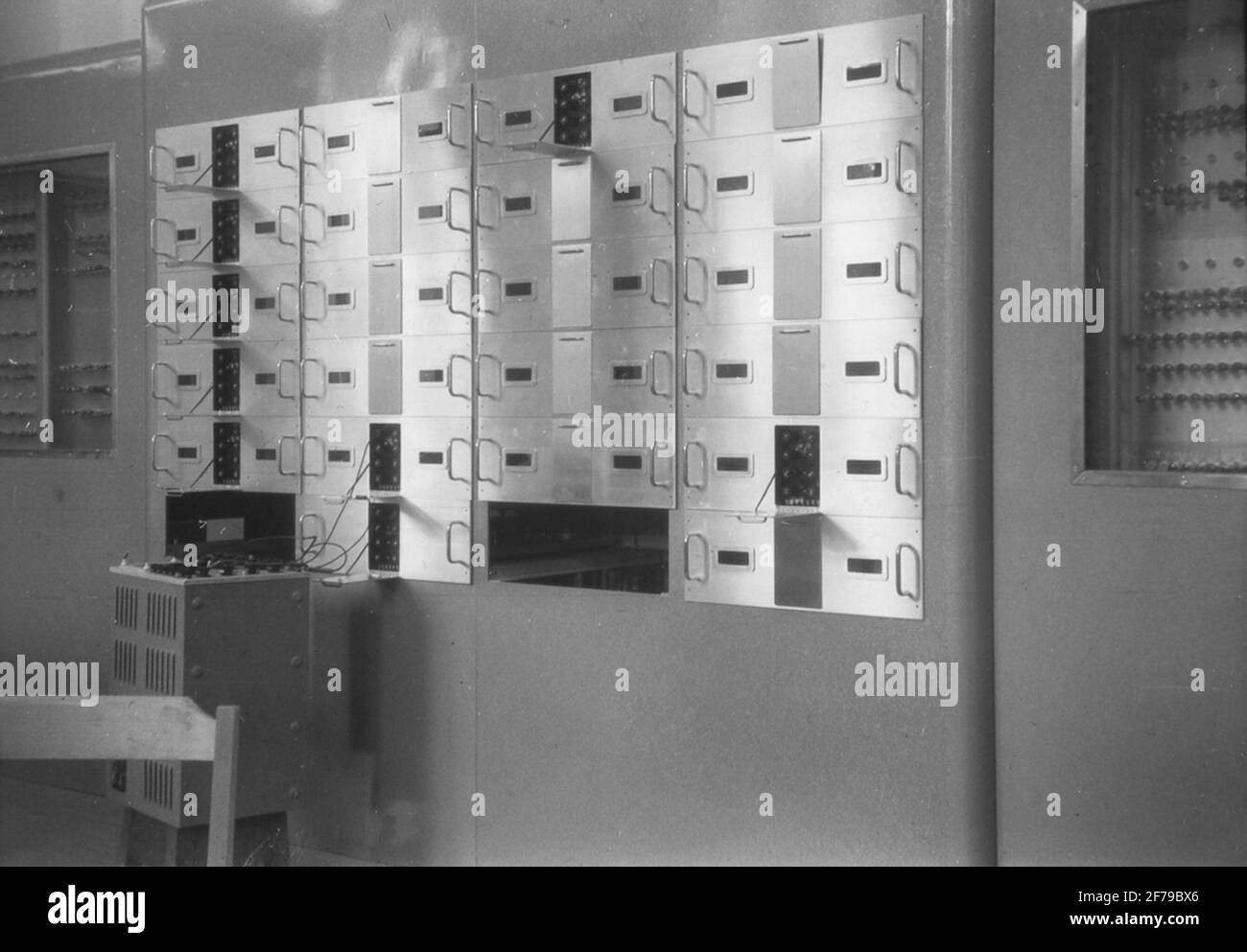 Vista della parte anteriore '. Il gamberetto della macchina matematica. Foto Stock