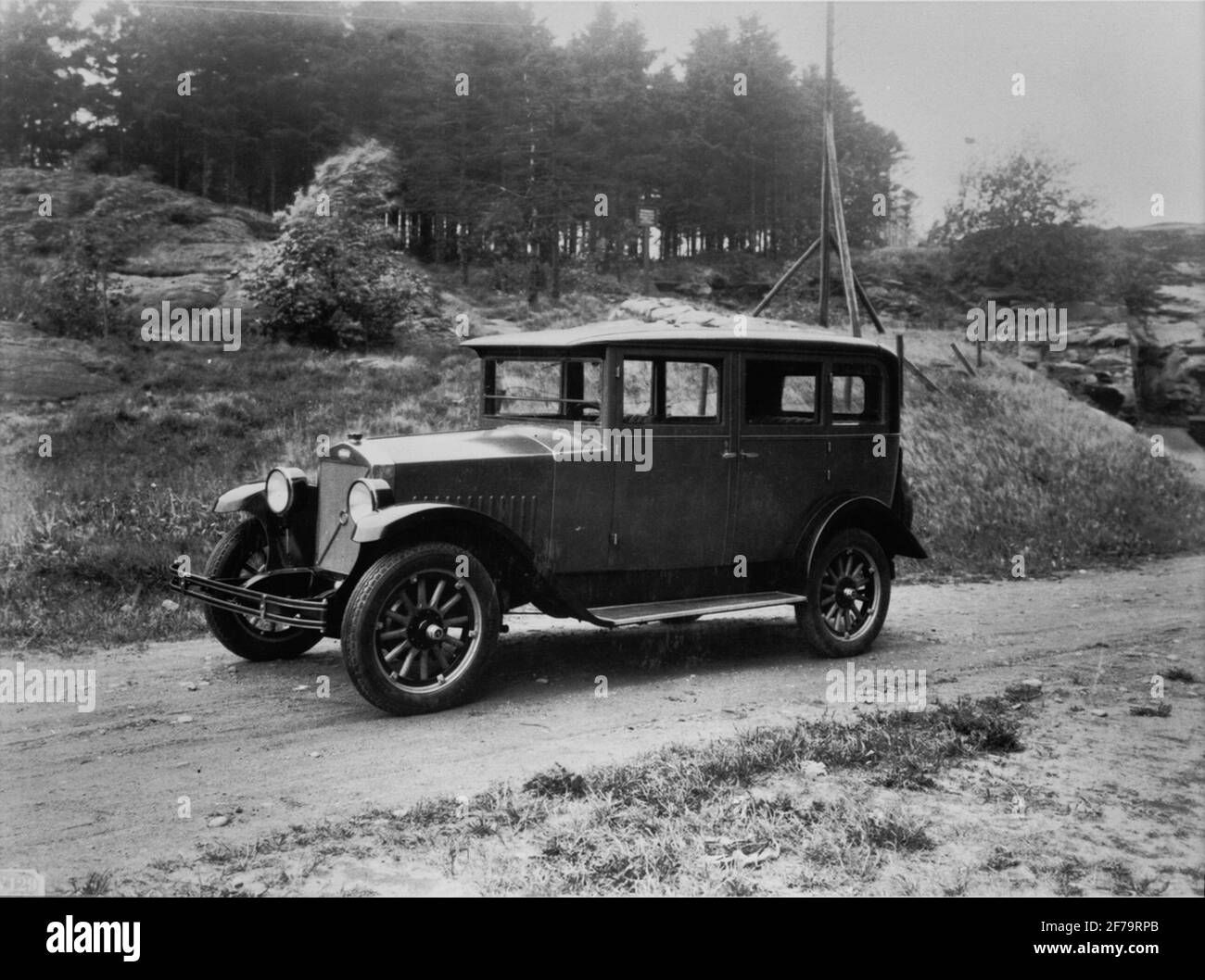 Volvo primo tipo di carri coperti. Design speciale con paraurti. Cofano più lungo. Finestra posteriore rettangolare. Foto Stock