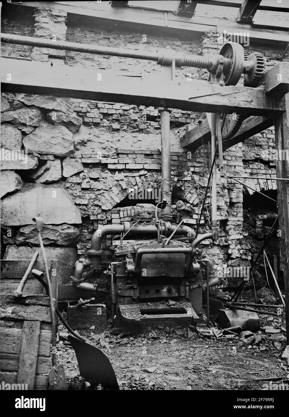 Ironworks. LANCHASHIRES CHIUSO a Svanå. Interno. Foto Stock