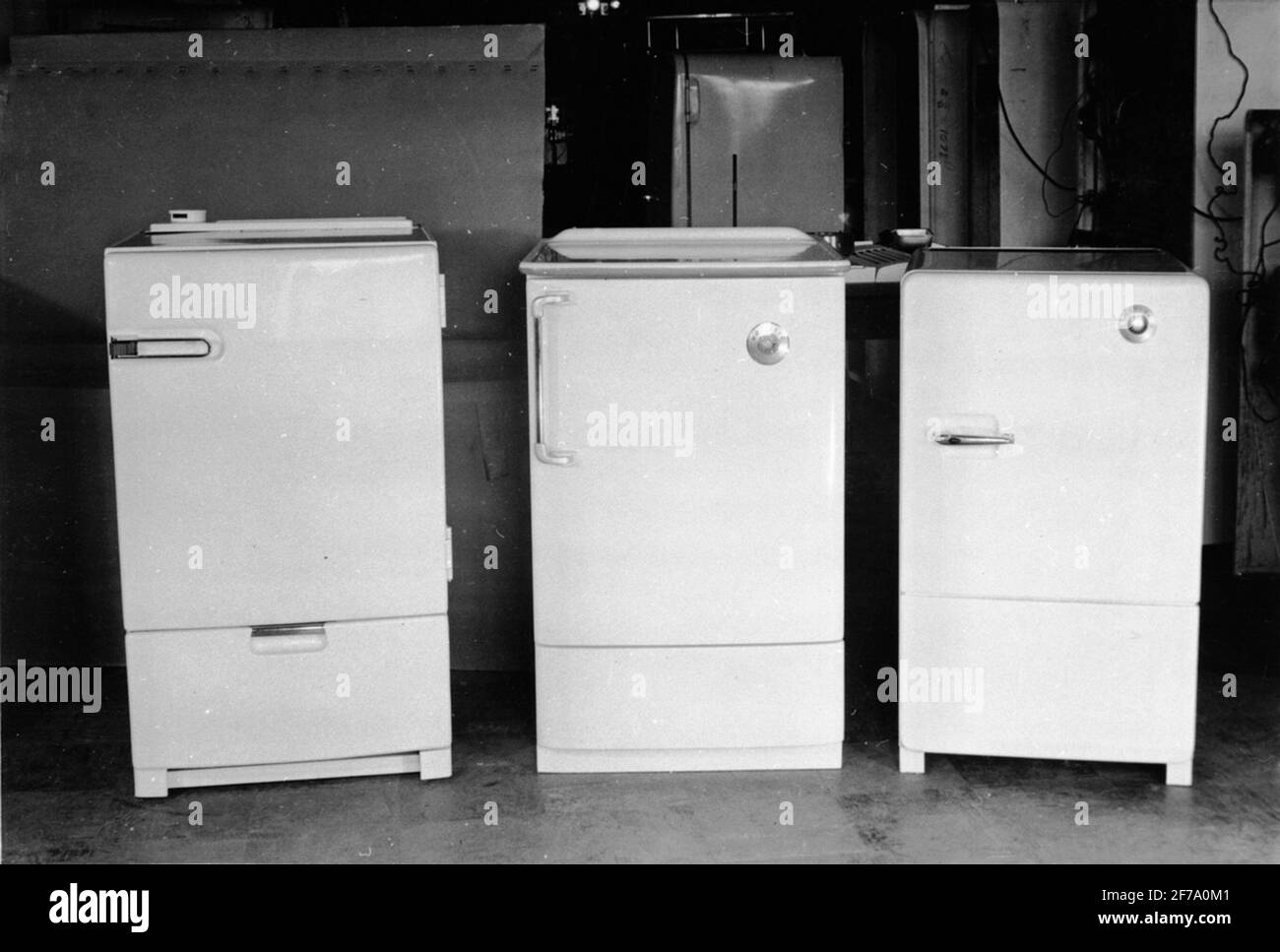 Americano? Carl Ottos, la proposta inglese e francese per 2.3 frigoriferi cubici. Foto Stock