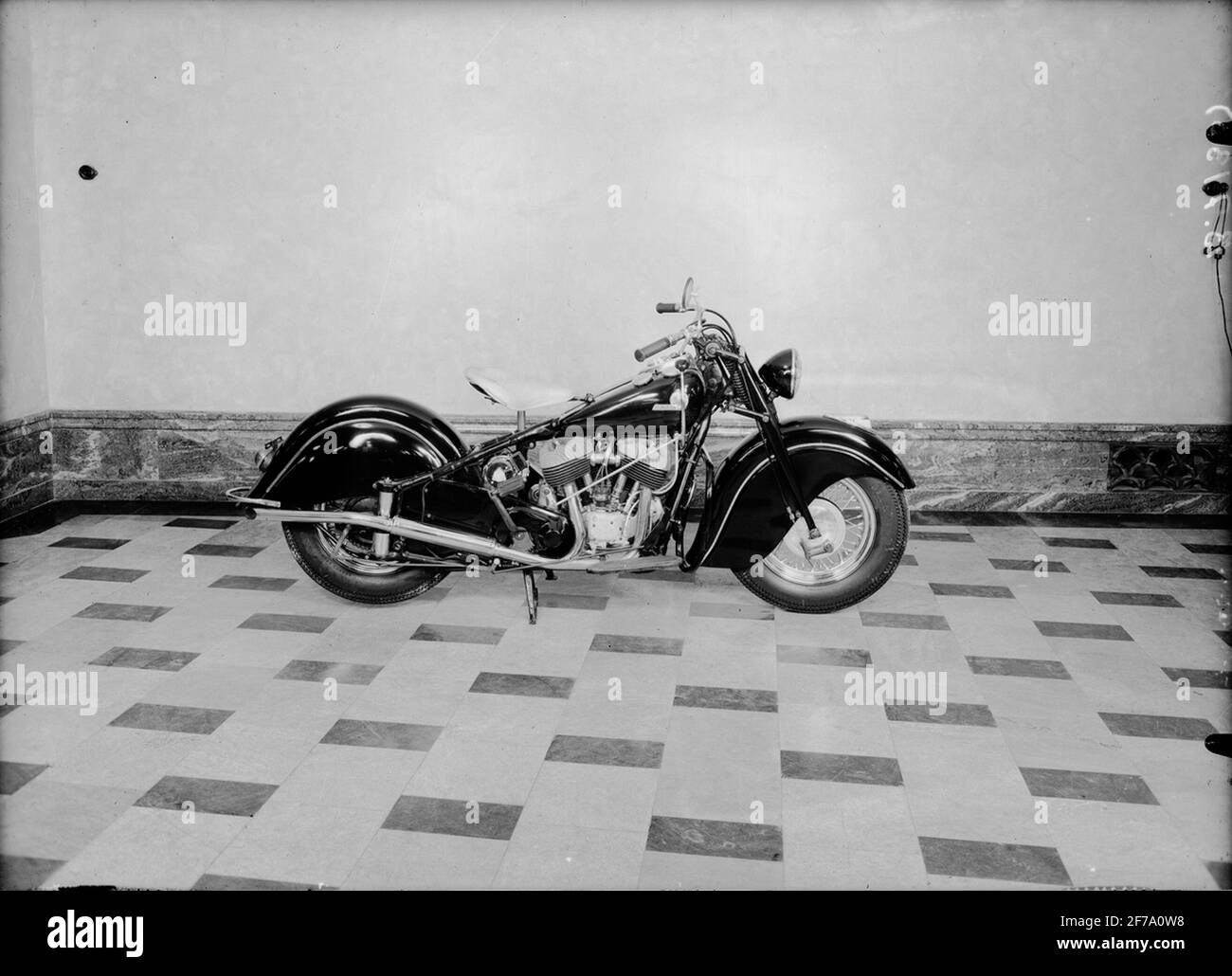 Moto, indiano, Shief, 74 Cubic inch (1220 CC), modello da 1946 anni. Foto Stock
