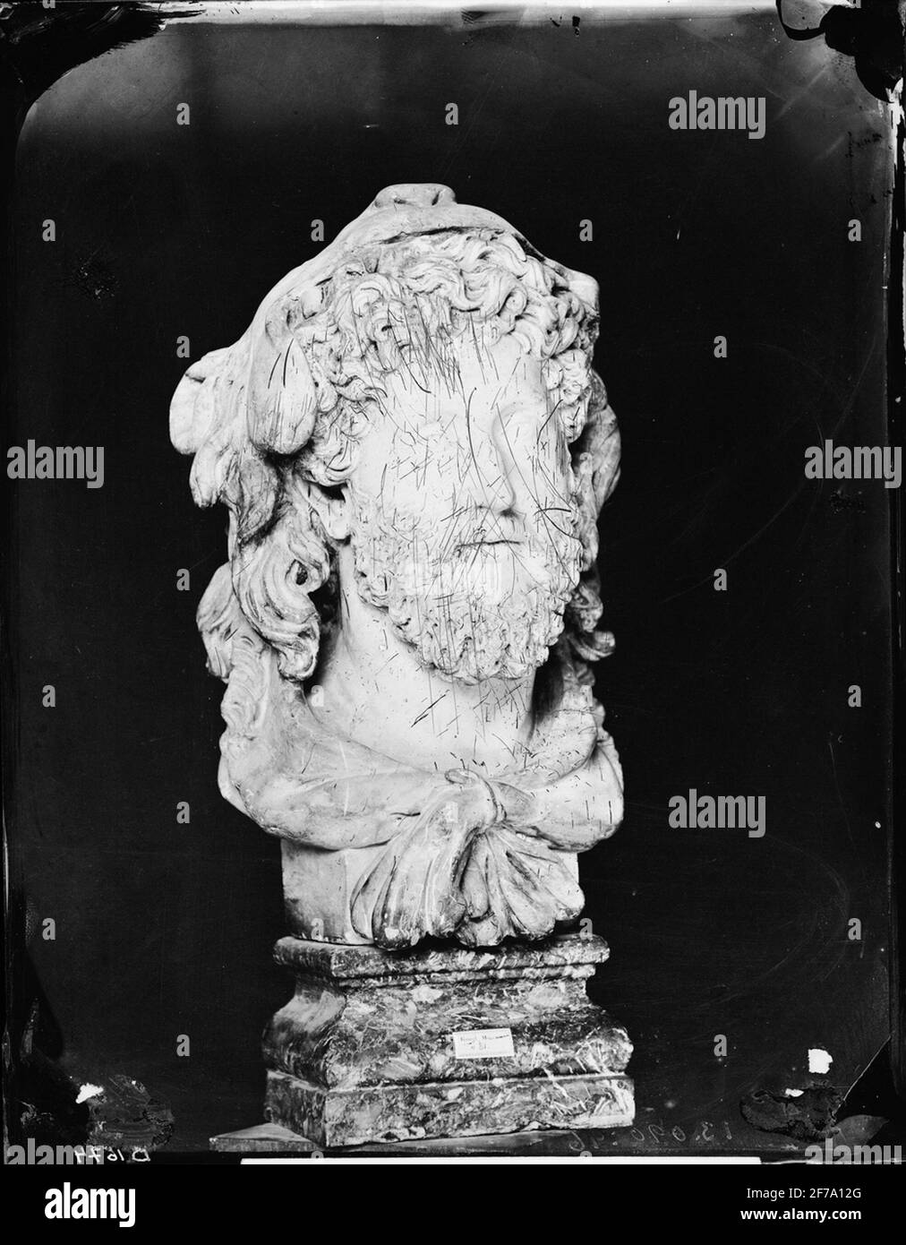 Busto 'Commodus as Ercole'. Reale. Il Museo No. 81. Museo Nazionale n° 100. Foto Stock