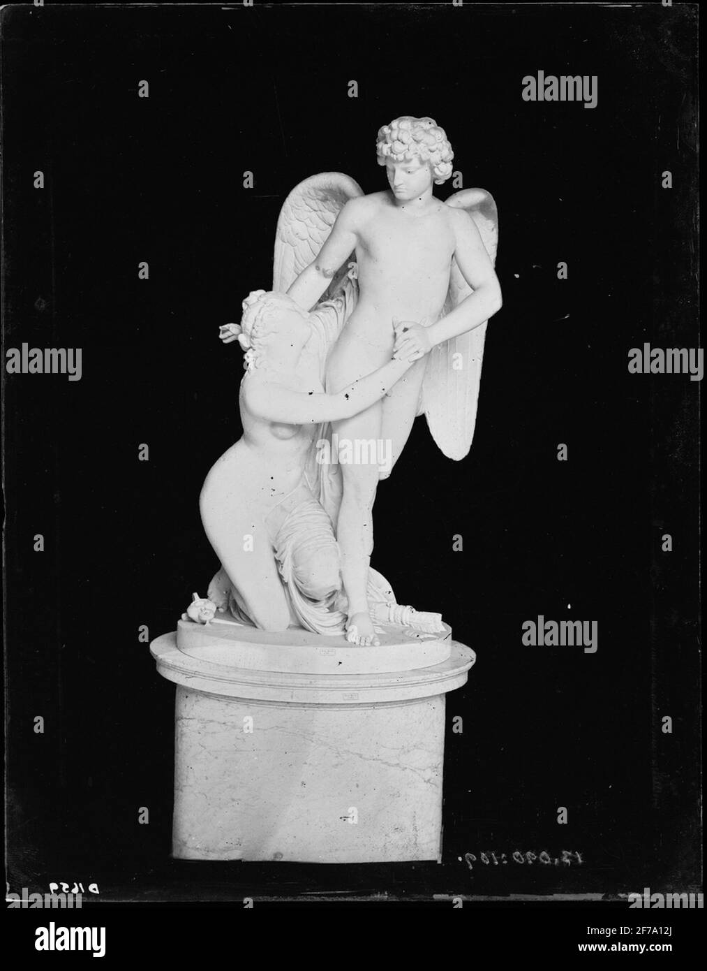 Modello originale 'Amor and Psyche' (la copia in marmo). Dal museo della pietra. K m 30 e n m 359. Foto Stock