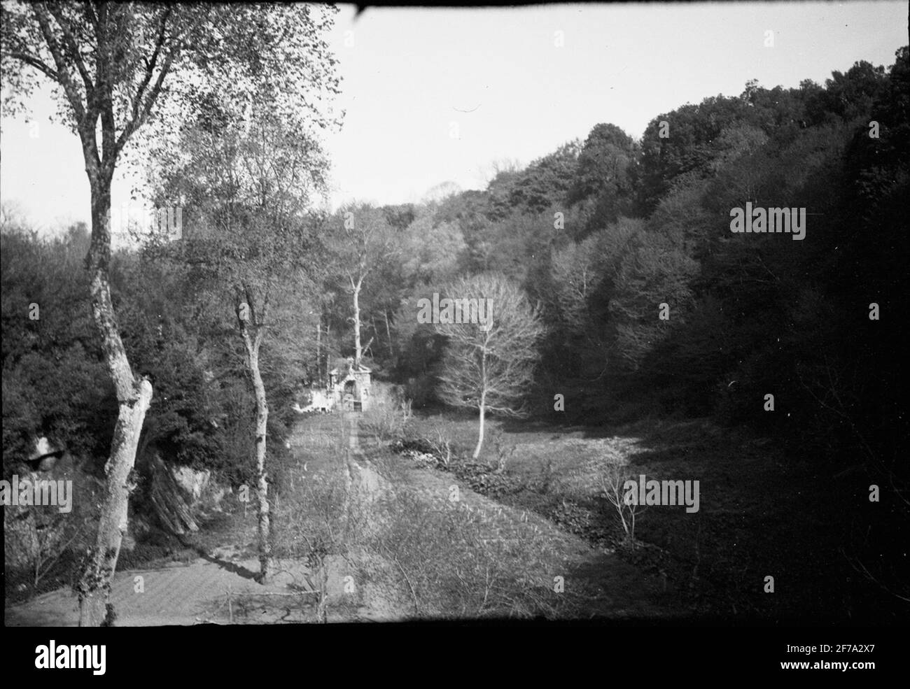 Le immagini della regina Vittoria. Ingresso al parco. Foto Stock