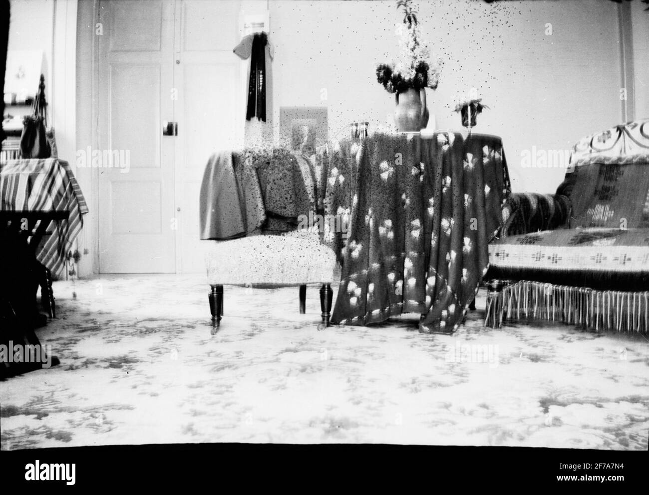 Le immagini della regina Vittoria. Interno della camera. Foto Stock