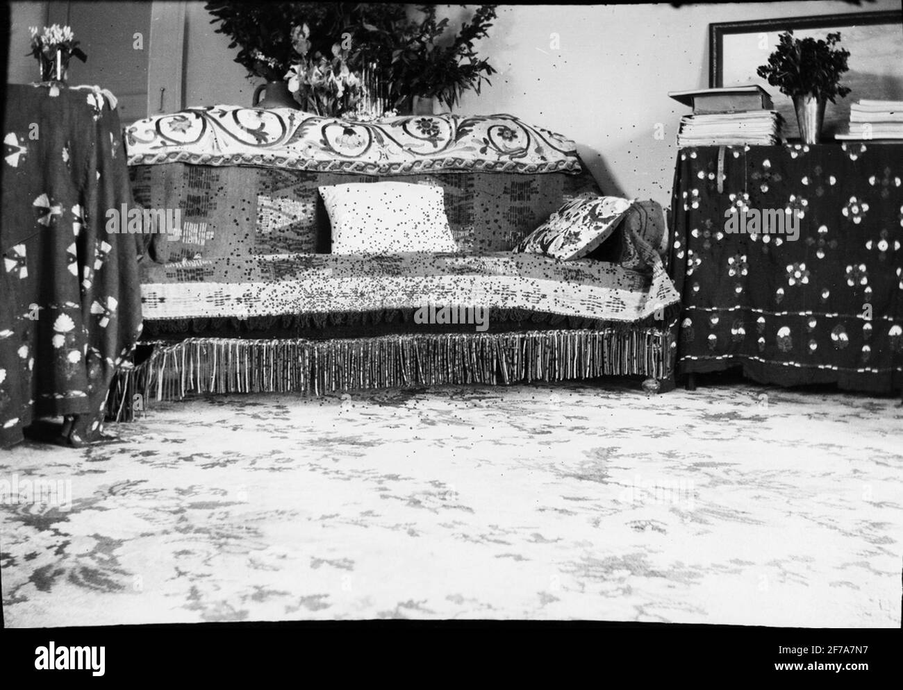 Le immagini della regina Vittoria. Interno della camera. Foto Stock