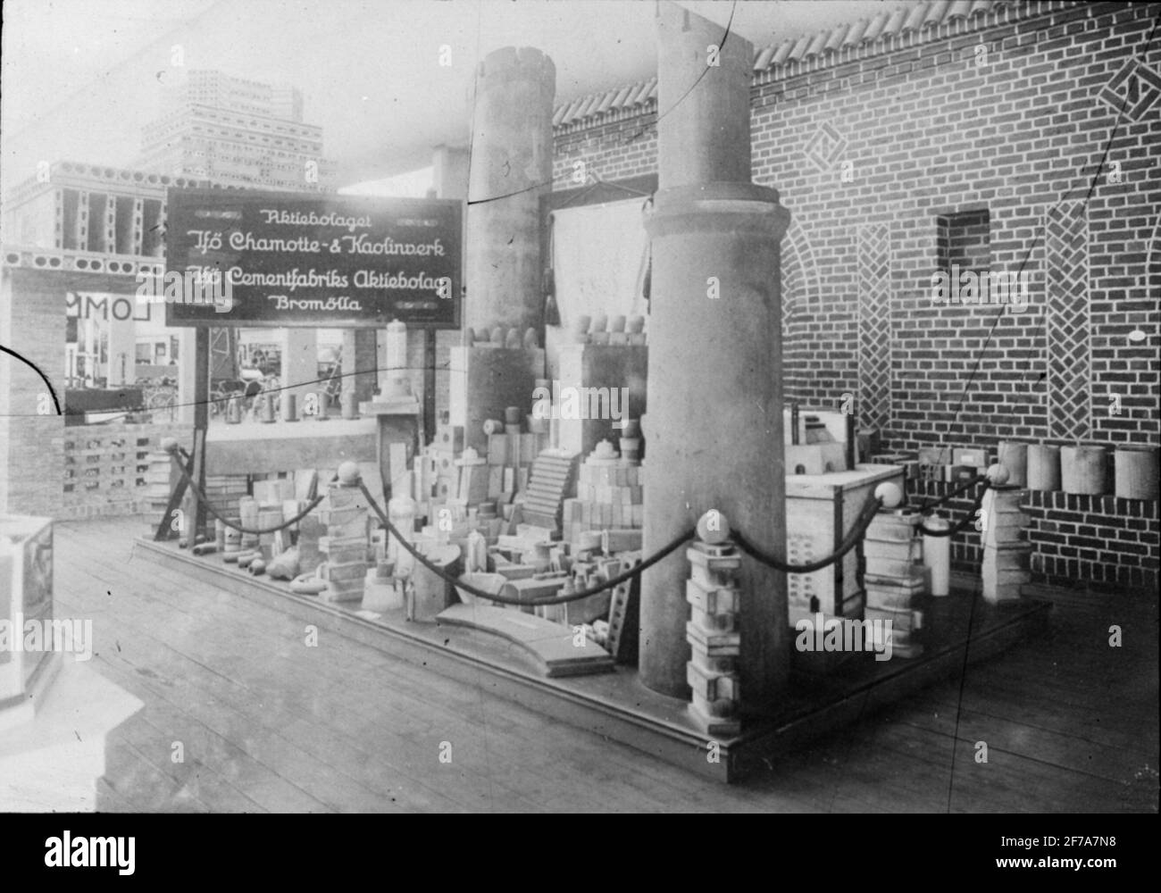 Foto della mostra baltica di Malmö nel 1914, mostra dell'industria e dell'artigianato. Foto Stock