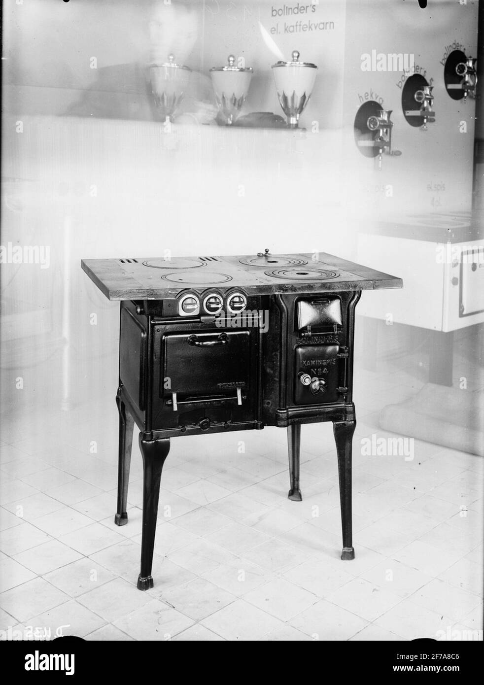 Eat gas / KaminSpis No. 4° anno 1936. Foto Stock