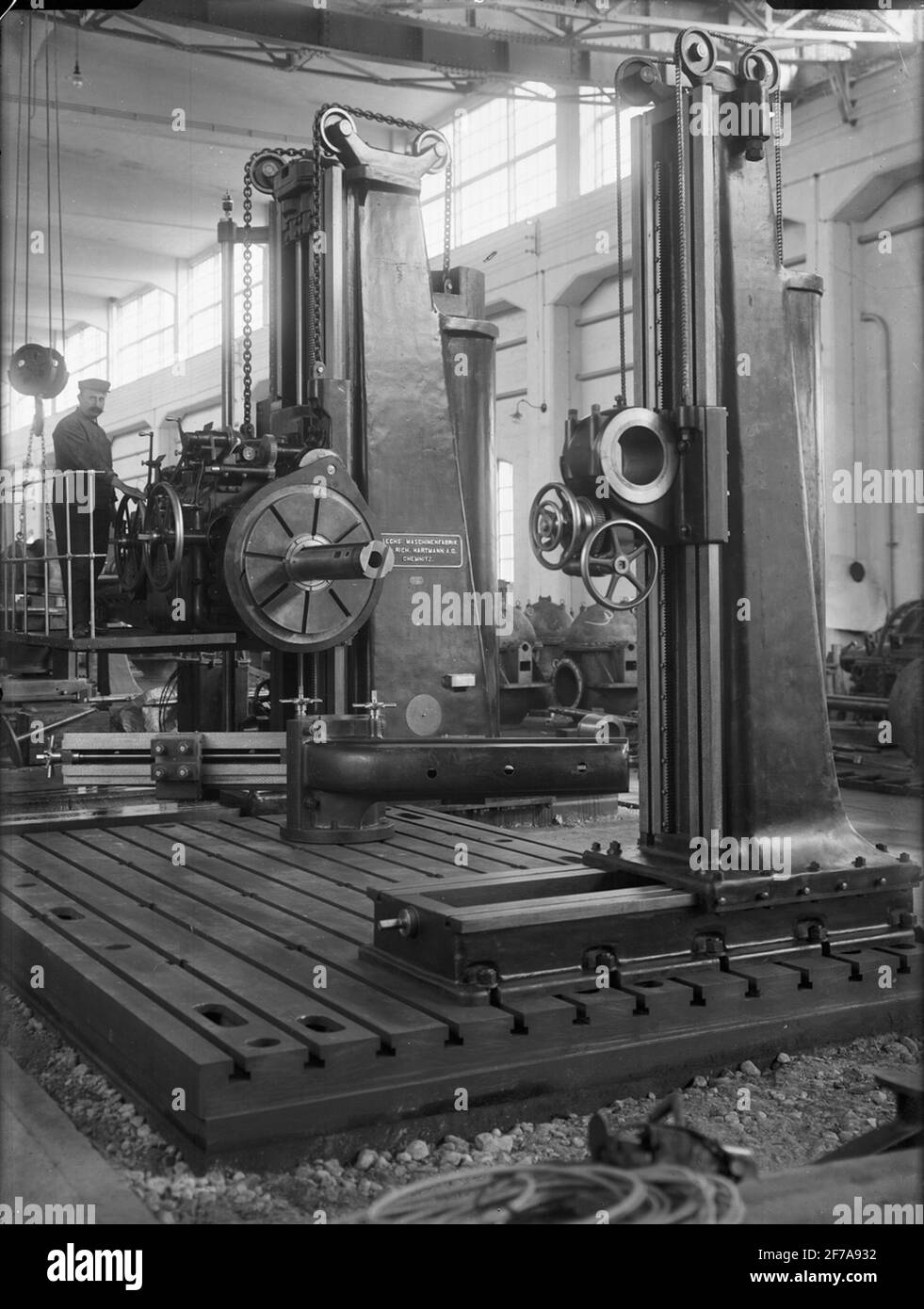 Suspension Hall, turbina a vapore di AB de Laval. Foto Stock