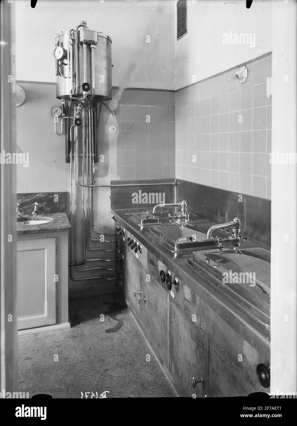 Apparecchiatura di sterilizzazione nell'ambiente. Foto Stock