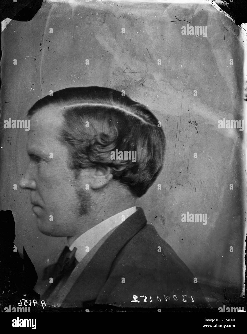 Profilo dell'uomo Foto Stock