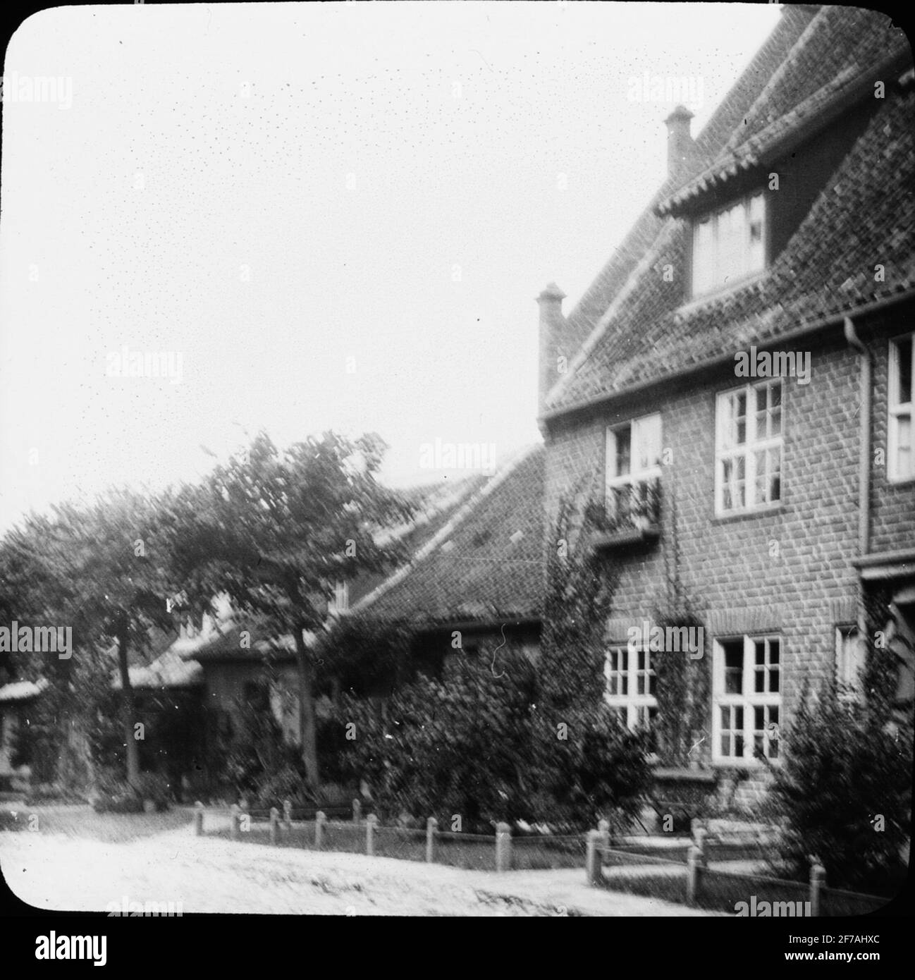 Icona di Skiopter con motivi del monastero di San Giovanni, Stralsund.l'immagine è stata conservata in cartone etichettato: Il viaggio nel 1912. Stralsund. Testo sull'immagine: 'St. Johannis monastero'. Foto Stock